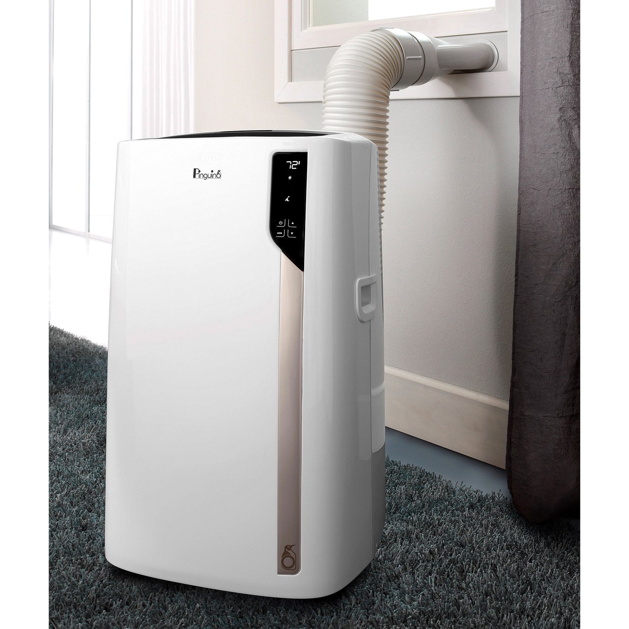 De'Longhi Pinguino Plus PAC EL275HGRKC Portable Air Conditioner with Heat Mode - Image 1