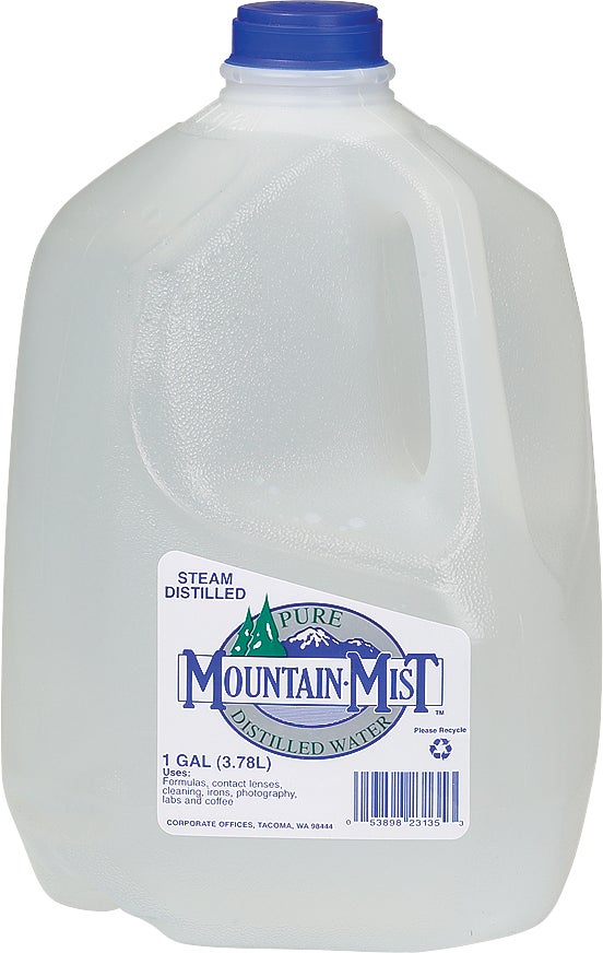 Mountain Mist Distilled Water, 1 Gallon, 6 ct