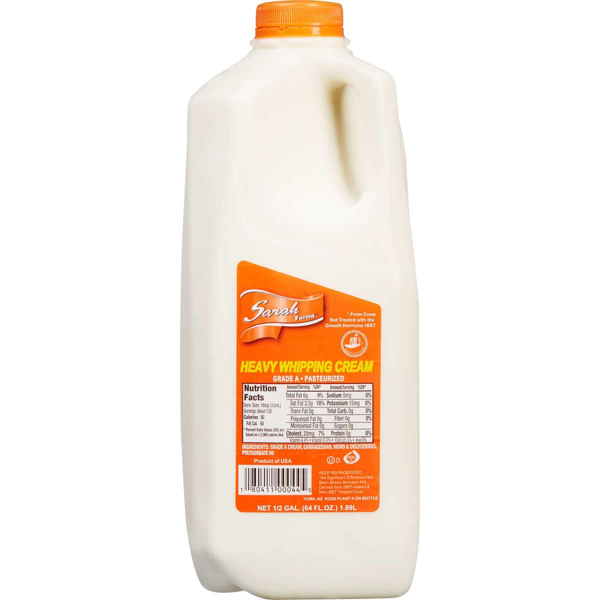 Sarah Farms Heavy Whipping Cream 64 oz