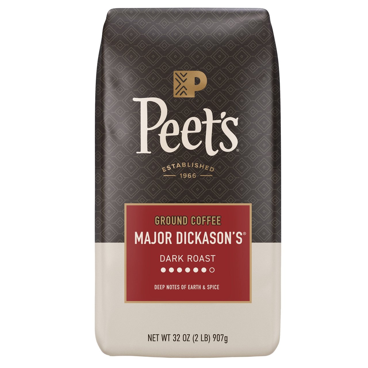 Peet's Coffee Major Dickason's Blend Ground, Dark Roast, 2 Pounds - Image 1