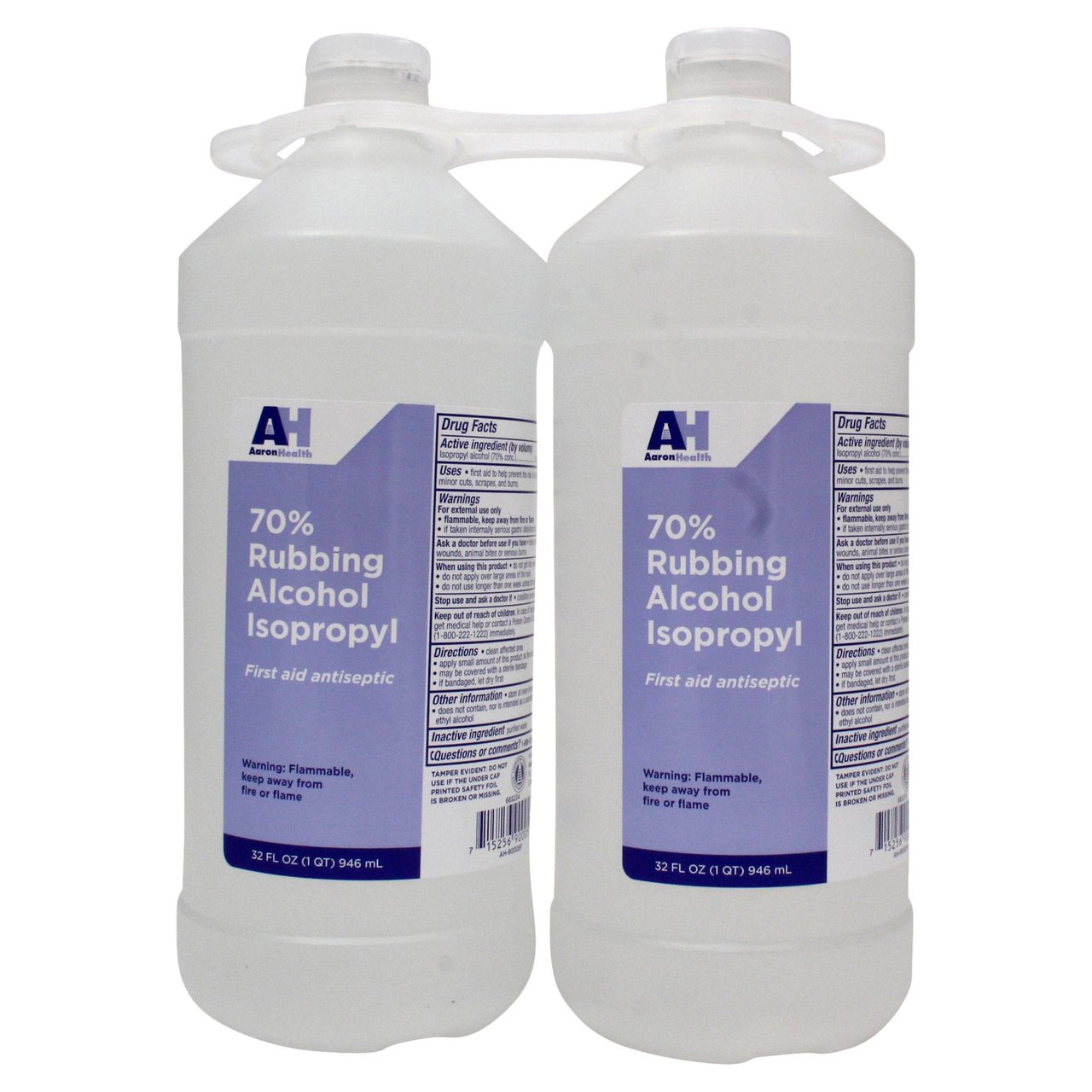 Ready In Case 70% Rubbing Alcohol, 2 x 32 Ounce