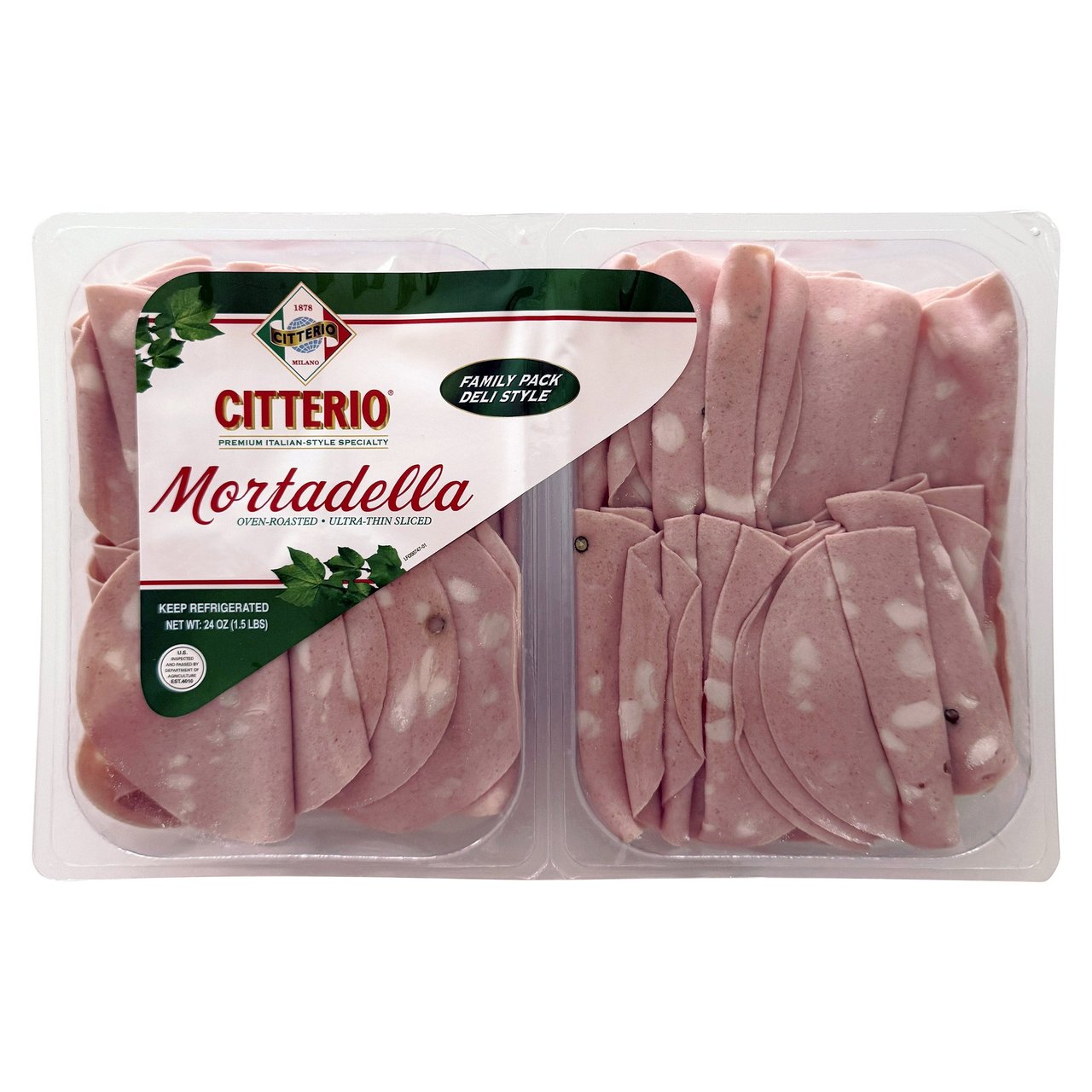 Citterio Mortadella 16/24 oz - Image 1