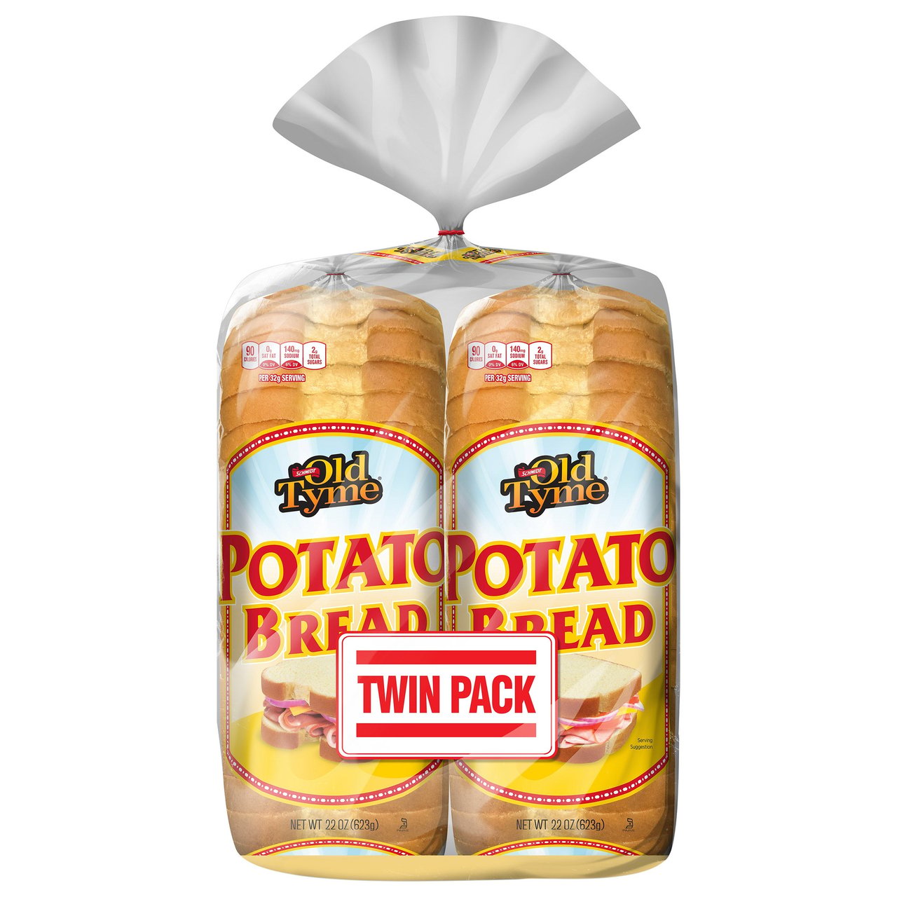 Old Tyme Potato Bread, 2-Count (3 lbs) - Image 1