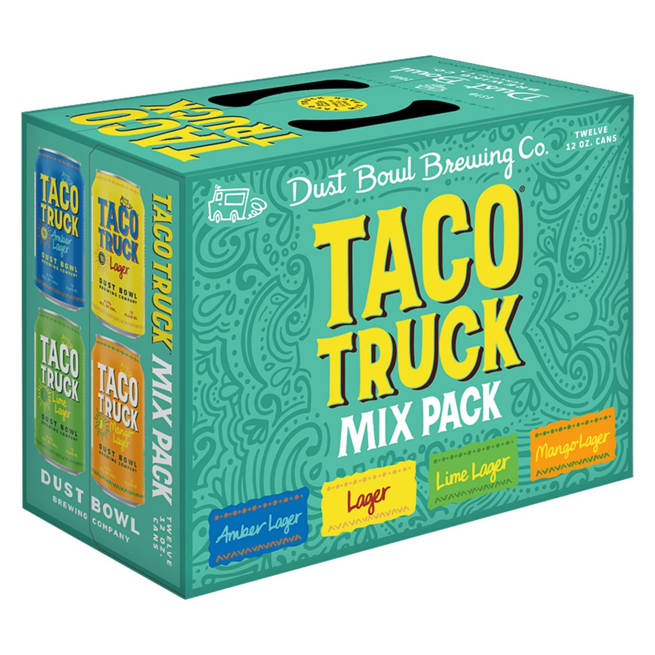 Dust Bowl Brewing Taco Truck Mix Pack 12/12oz Cans - Image 1