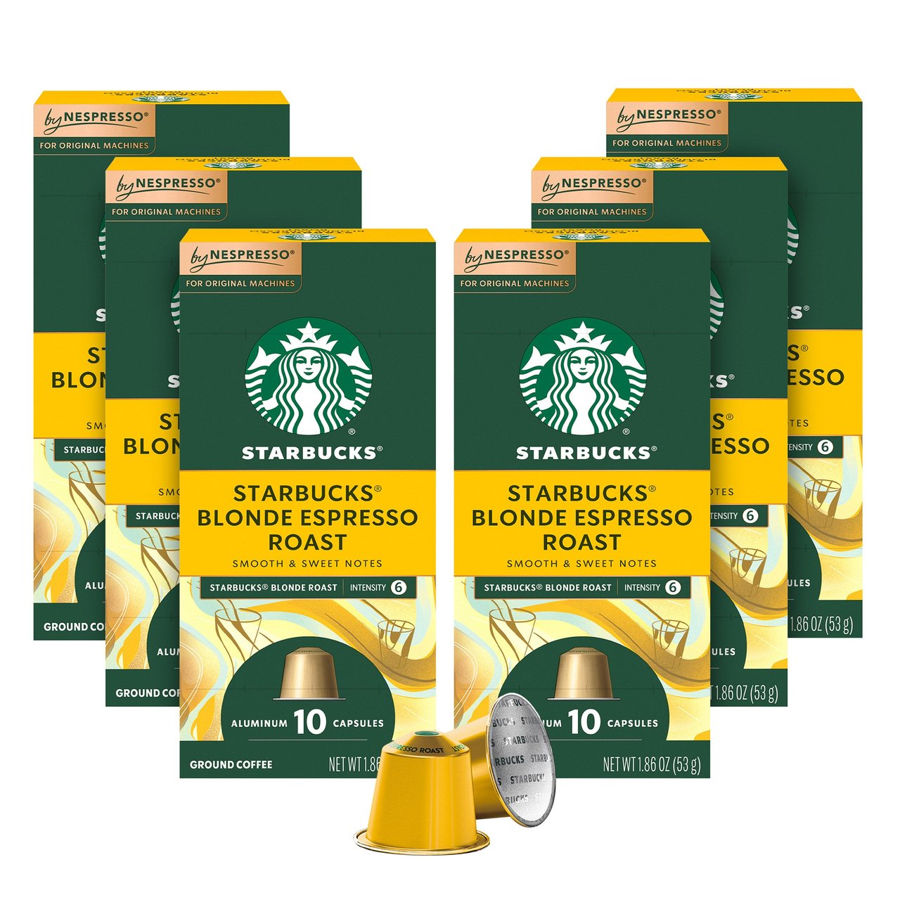 Starbucks by Nespresso Blonde Roast Espresso 60 Count - Image 1