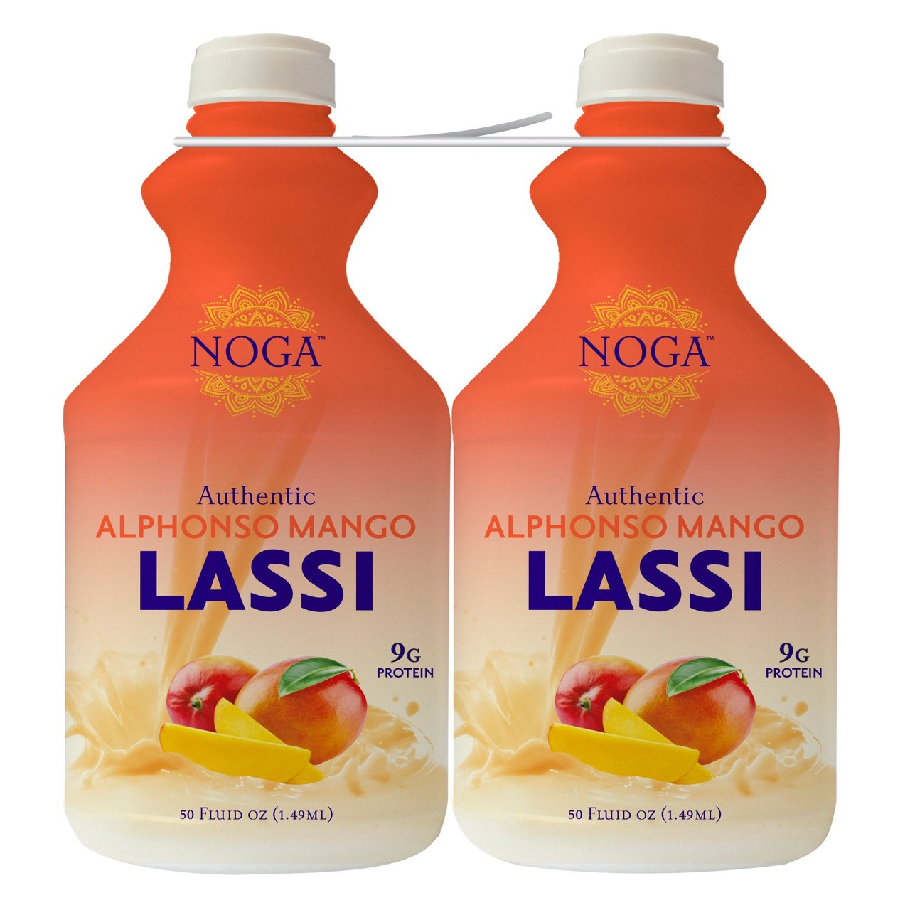 Noga Alphonso Mango Lassi 2/50 fl oz (3.13 qts) - Image 1