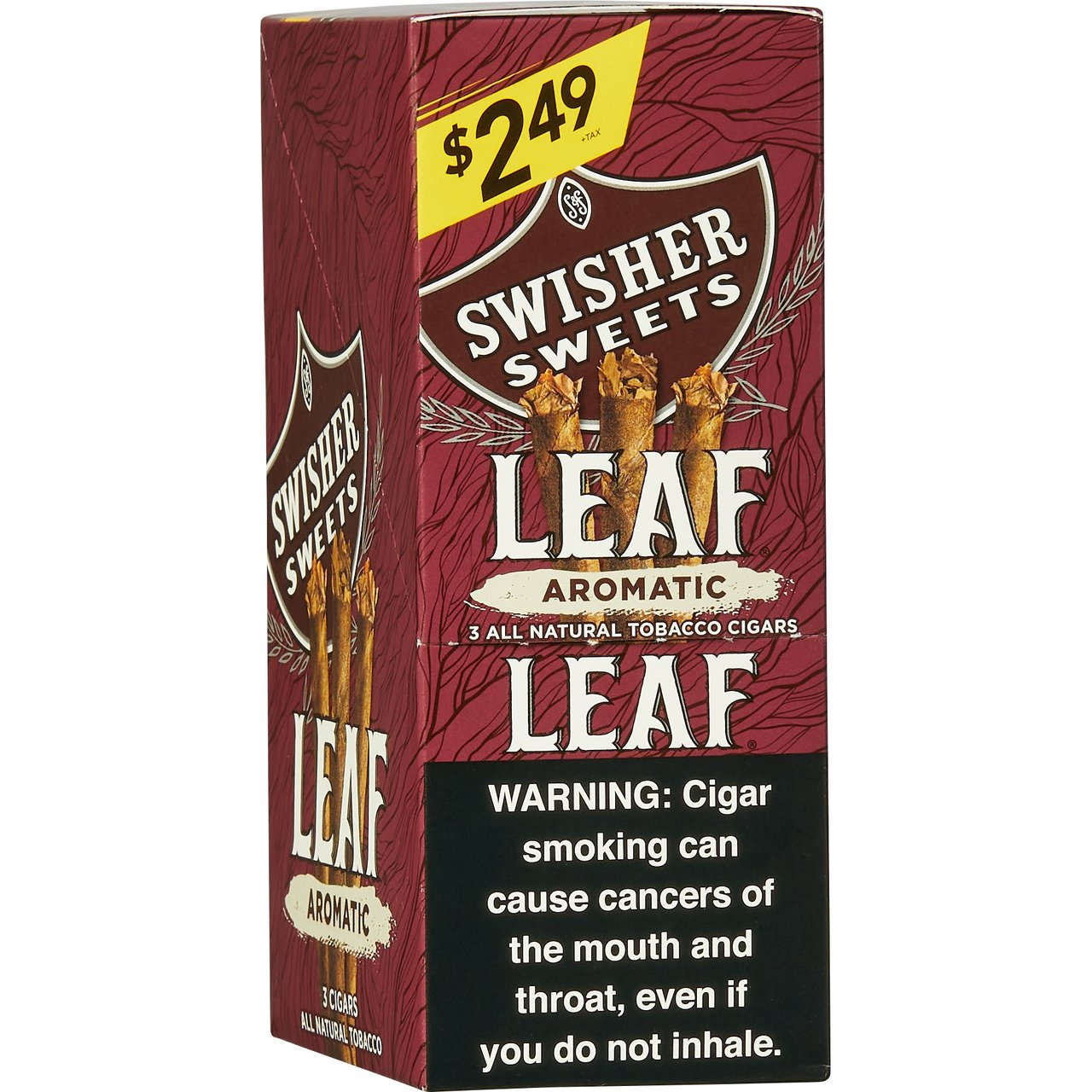 Swisher Sweets Leaf Sweet Aromatic Cigarillos, 3 ct, 10-Pack - Image 1