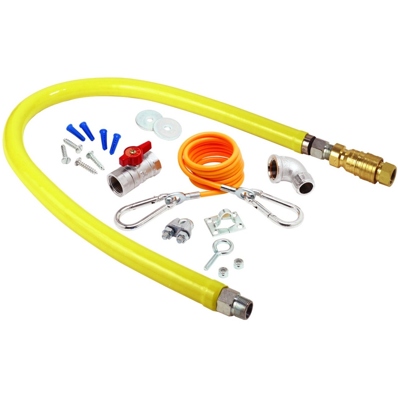 T&S Safe-T-Link Gas Connector Kit 48" HG-4D-48K 3/4" NPT
