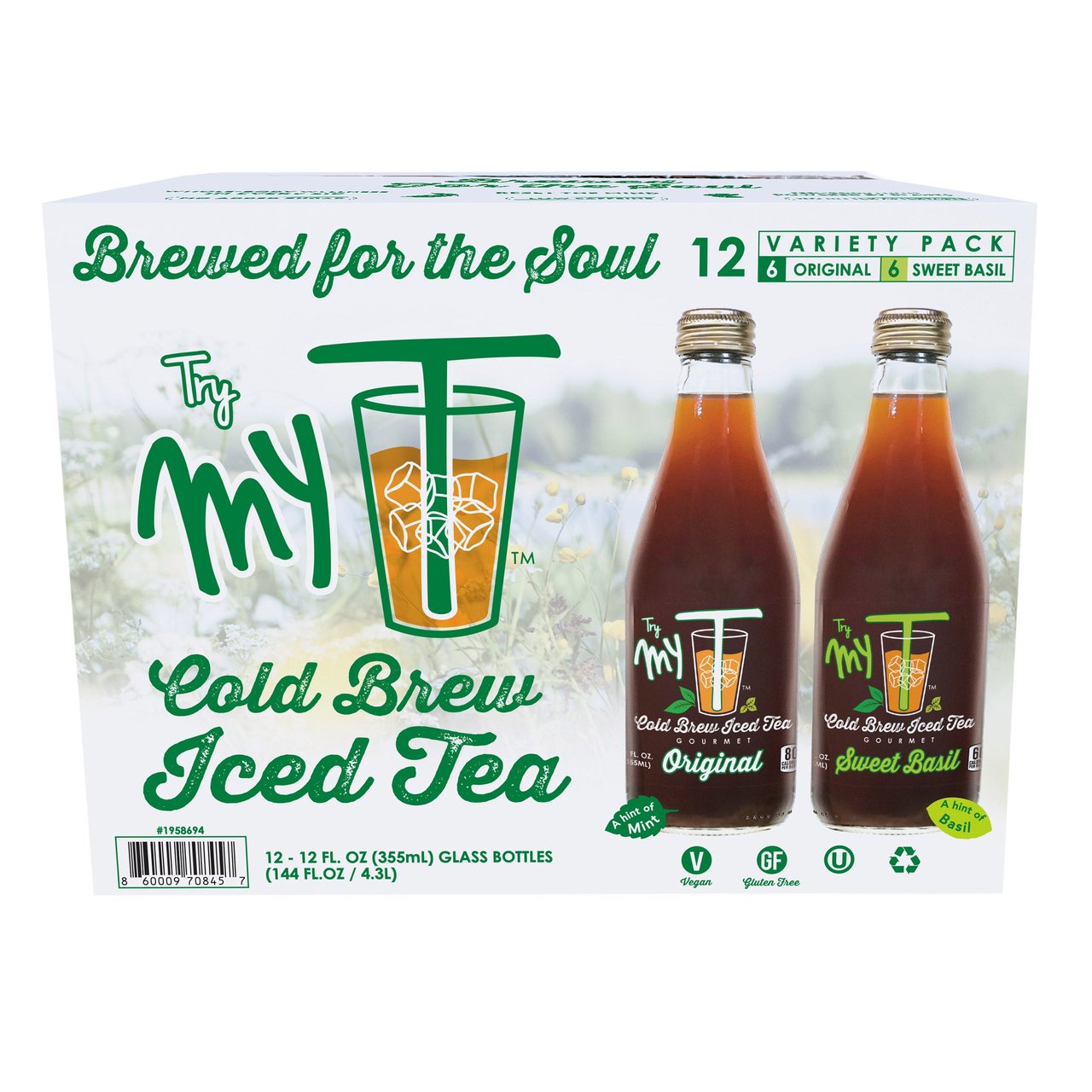 Try My T Gourmet Iced Tea Variety Pack, 12 x 12 oz - Image 1