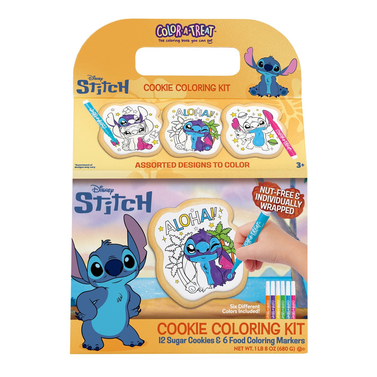 Corso's Cookies Disney Stitch Color-a-Treat 12 CT 1.5 lbs - Image 1