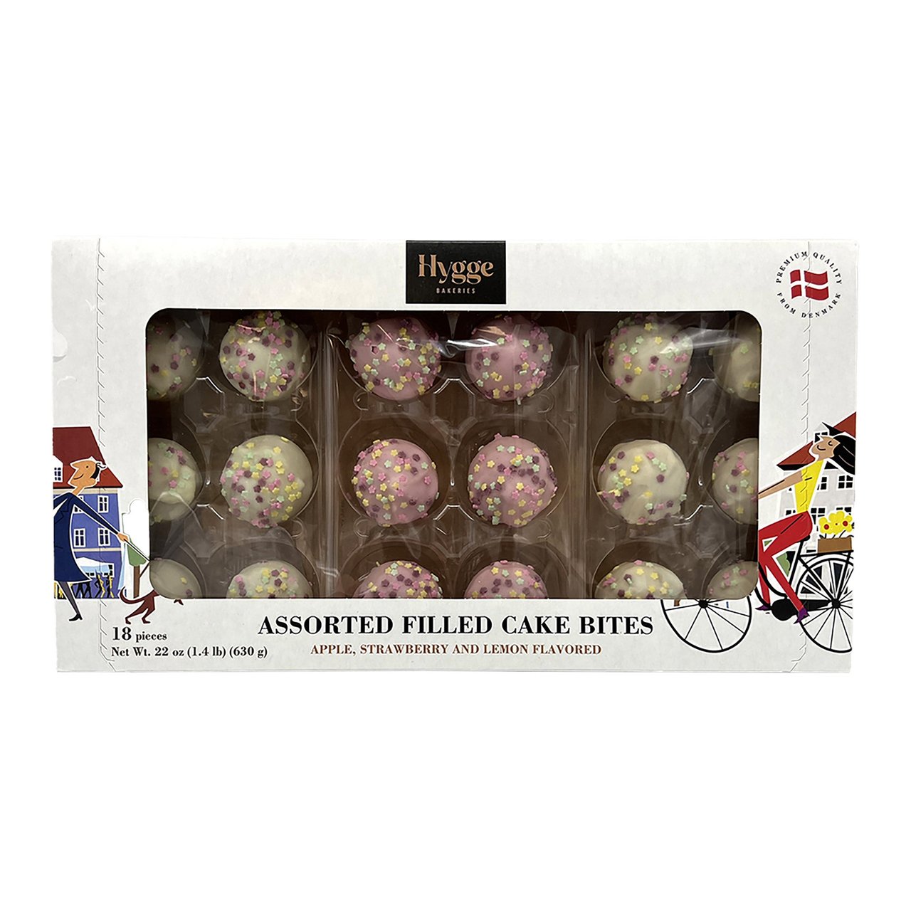 Hygge Bakeries Danish Cake Bites 18 CT - Image 1