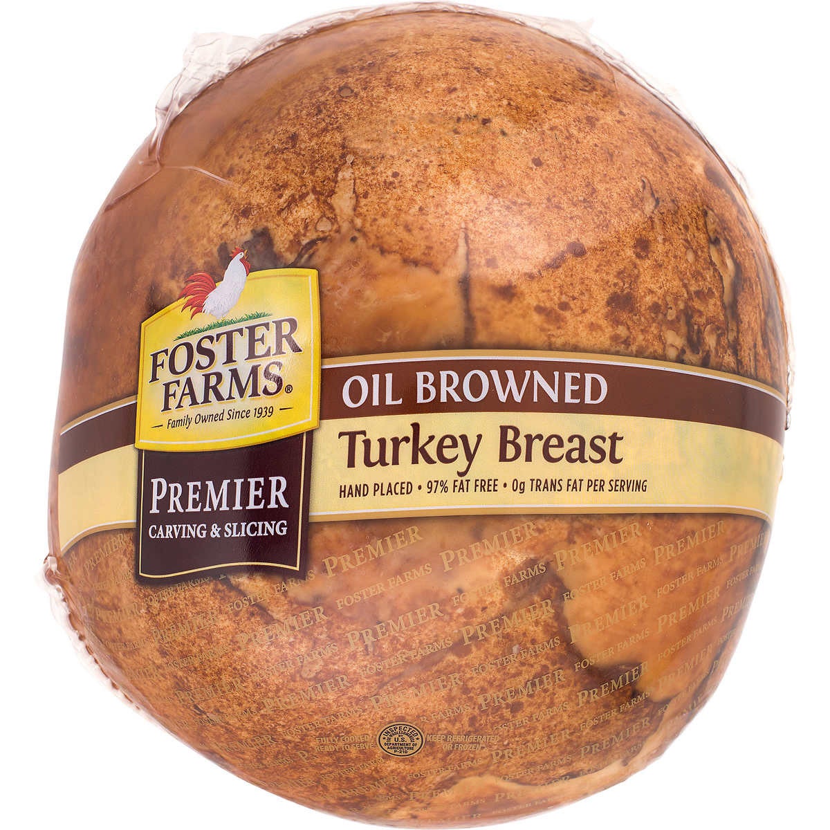 Foster Farms Premier Oil Browned Turkey Breast per lb (Avg 8 lb) - Image 1