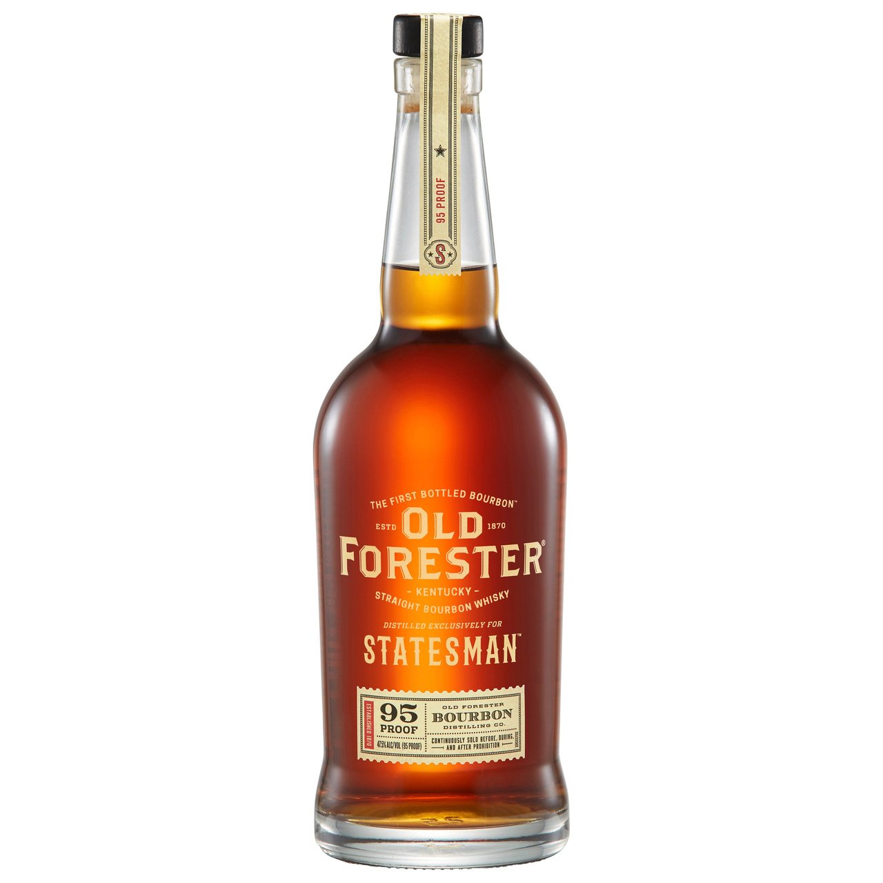 Old Forester Statesman Kentucky Straight Bourbon Whisky 750mL - Image 1