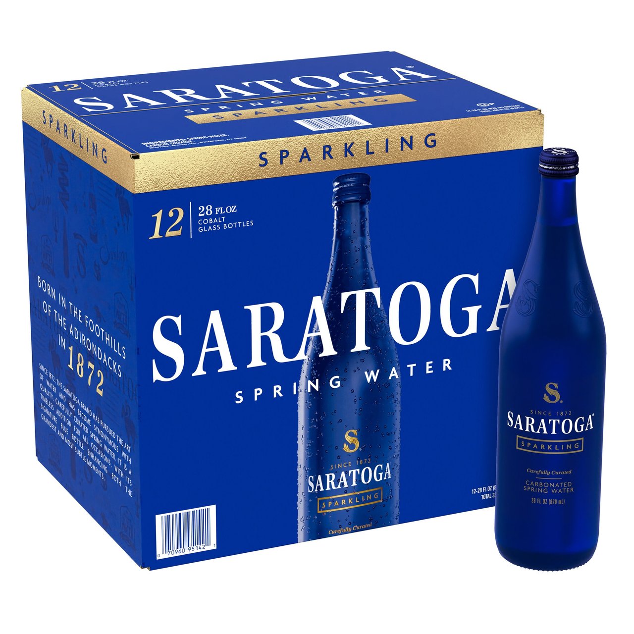 Saratoga Still Glass Water 24 / 12oz - Image 1