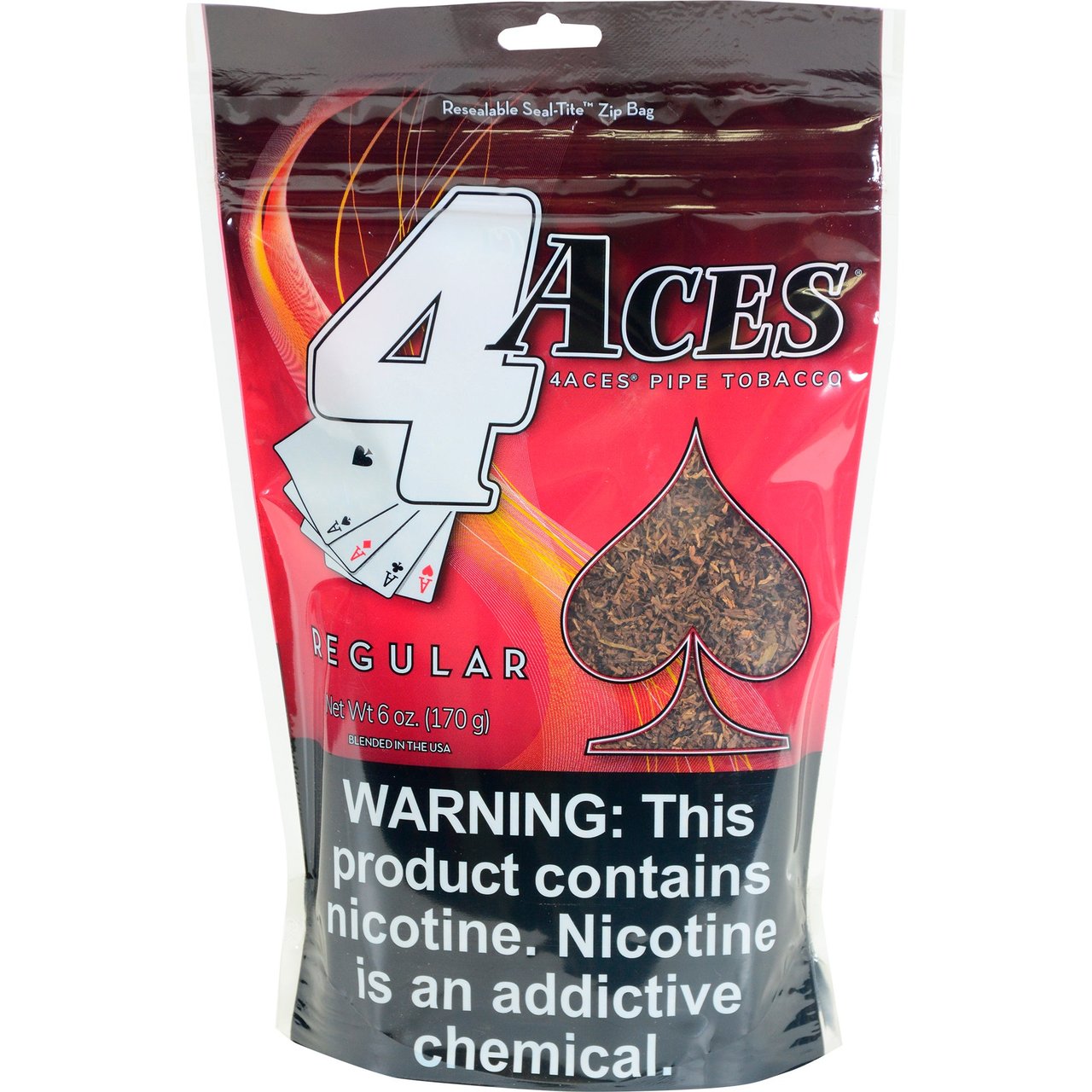 Republic Tobacco 4 Aces Pipe Tobacco 6 oz Bag