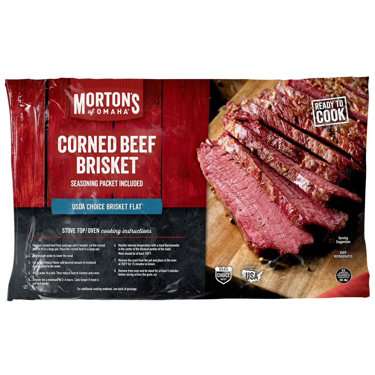 Morton's of Omaha Corned Beef Brisket Price Per Pound - Image 1