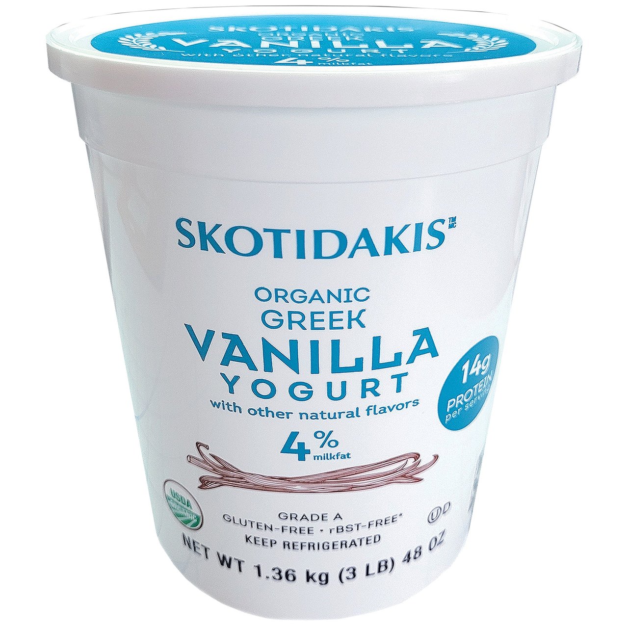 Skotidakis Organic Vanilla Greek Yogurt 48 oz
