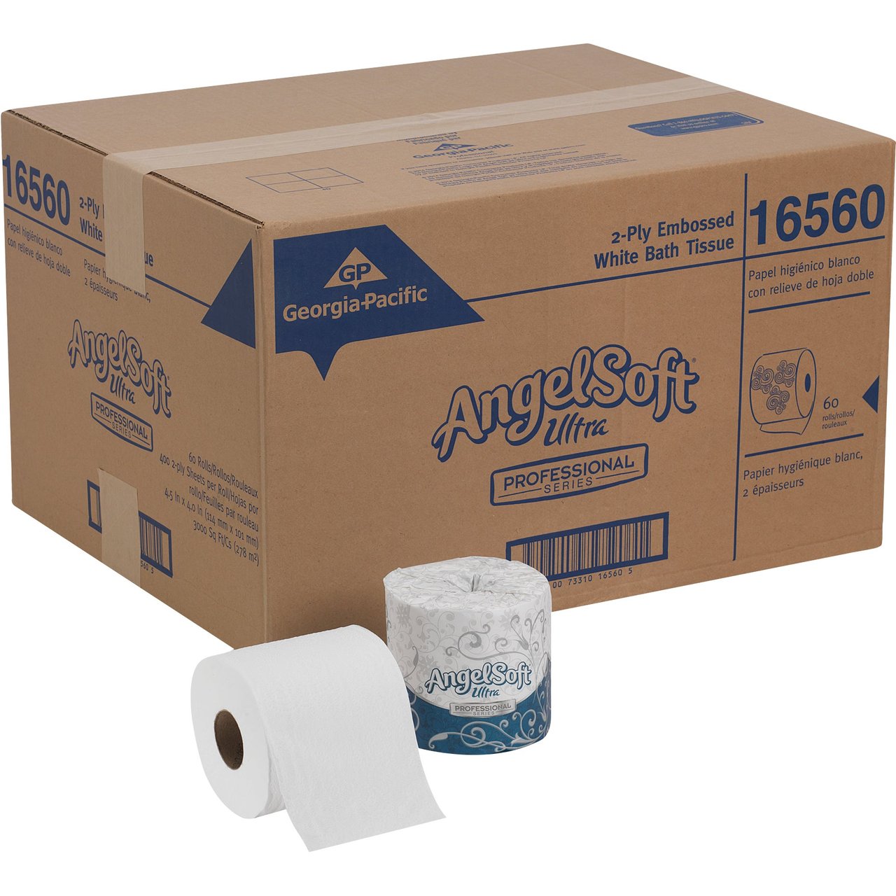 Angel Soft PS Ultra 2-Ply Premium Bath Tissue, 60 Rolls - Image 1