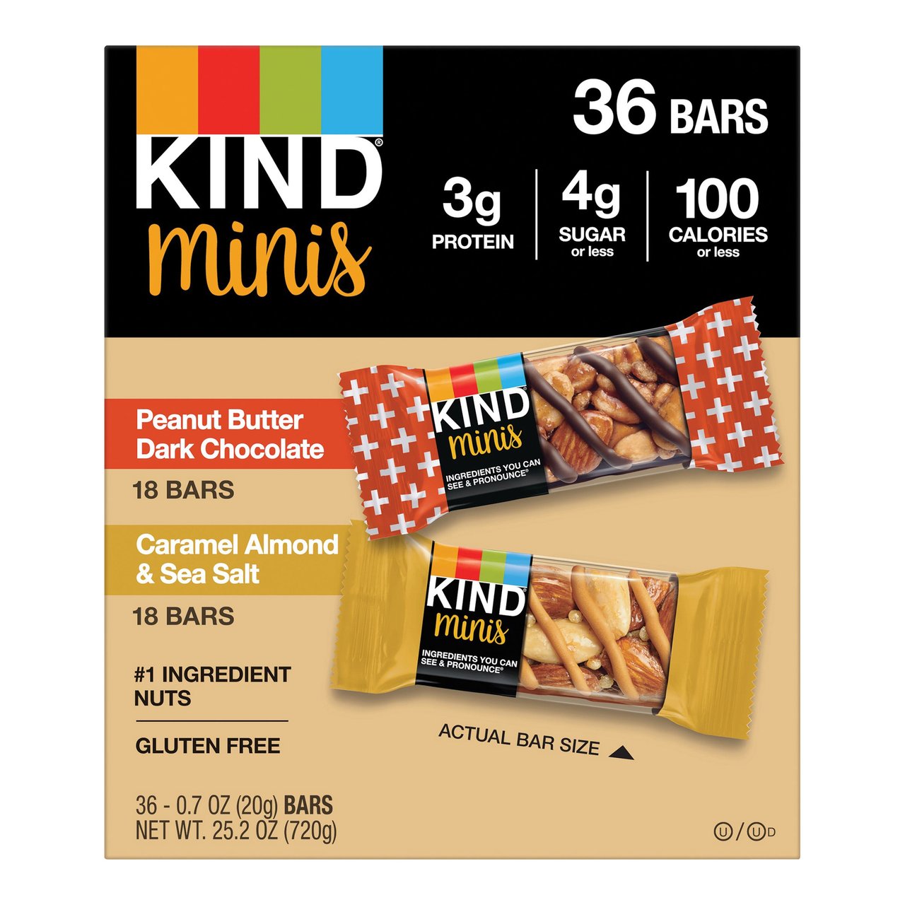 KIND Minis Variety Pack 36 CT/0.70 oz - Image 1