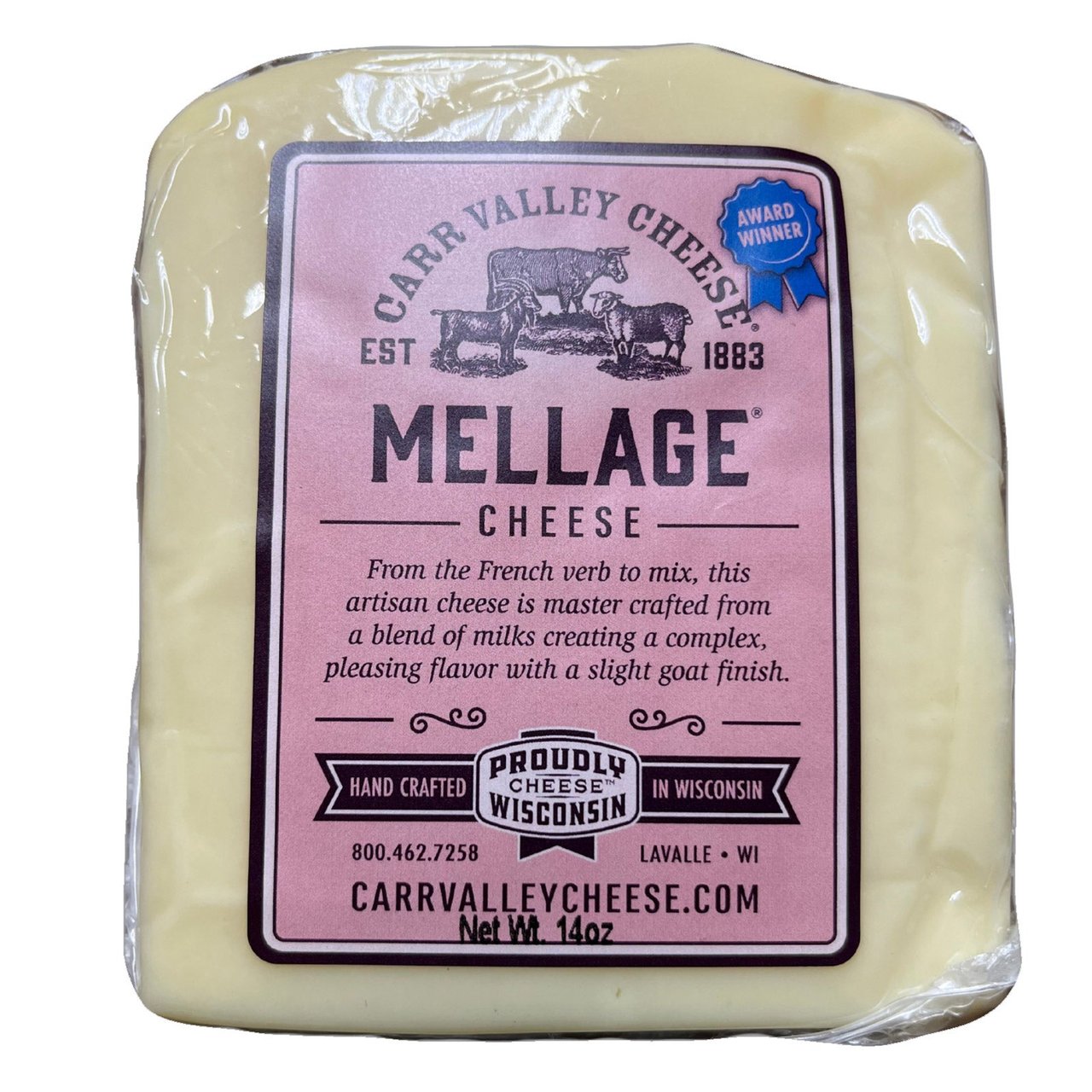 Carr Valley Cheese Co. Mellage 14 Ounce Package - Image 1