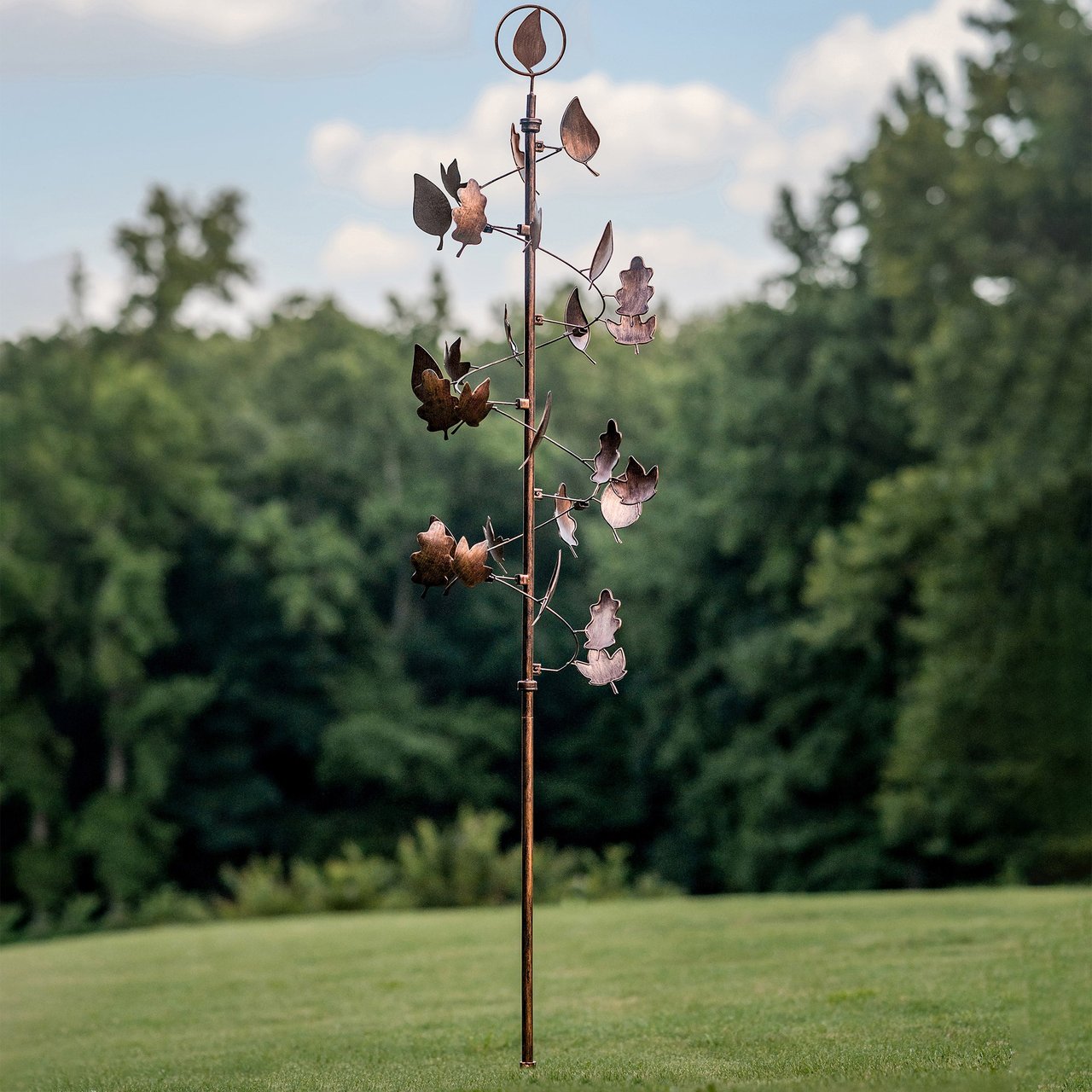 Southern Patio Falling Leaf Wind Spinner - Image 1