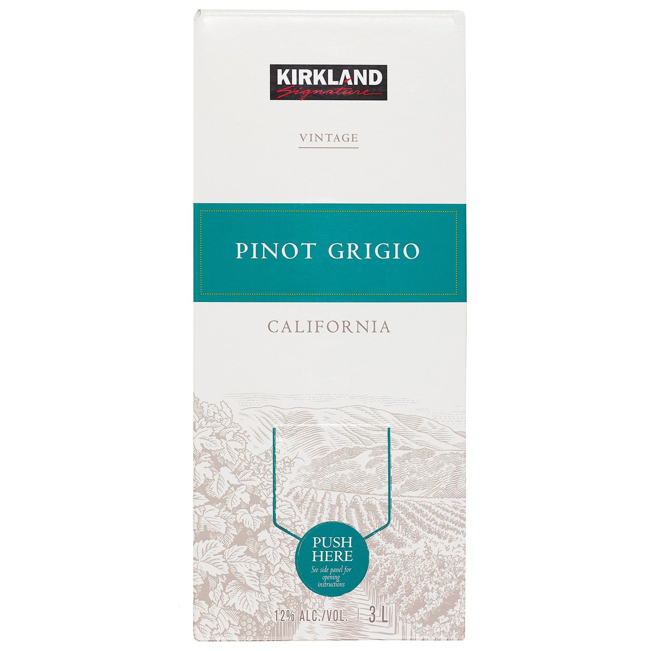 Kirkland Signature Pinot Grigio California 3L Box - Image 1