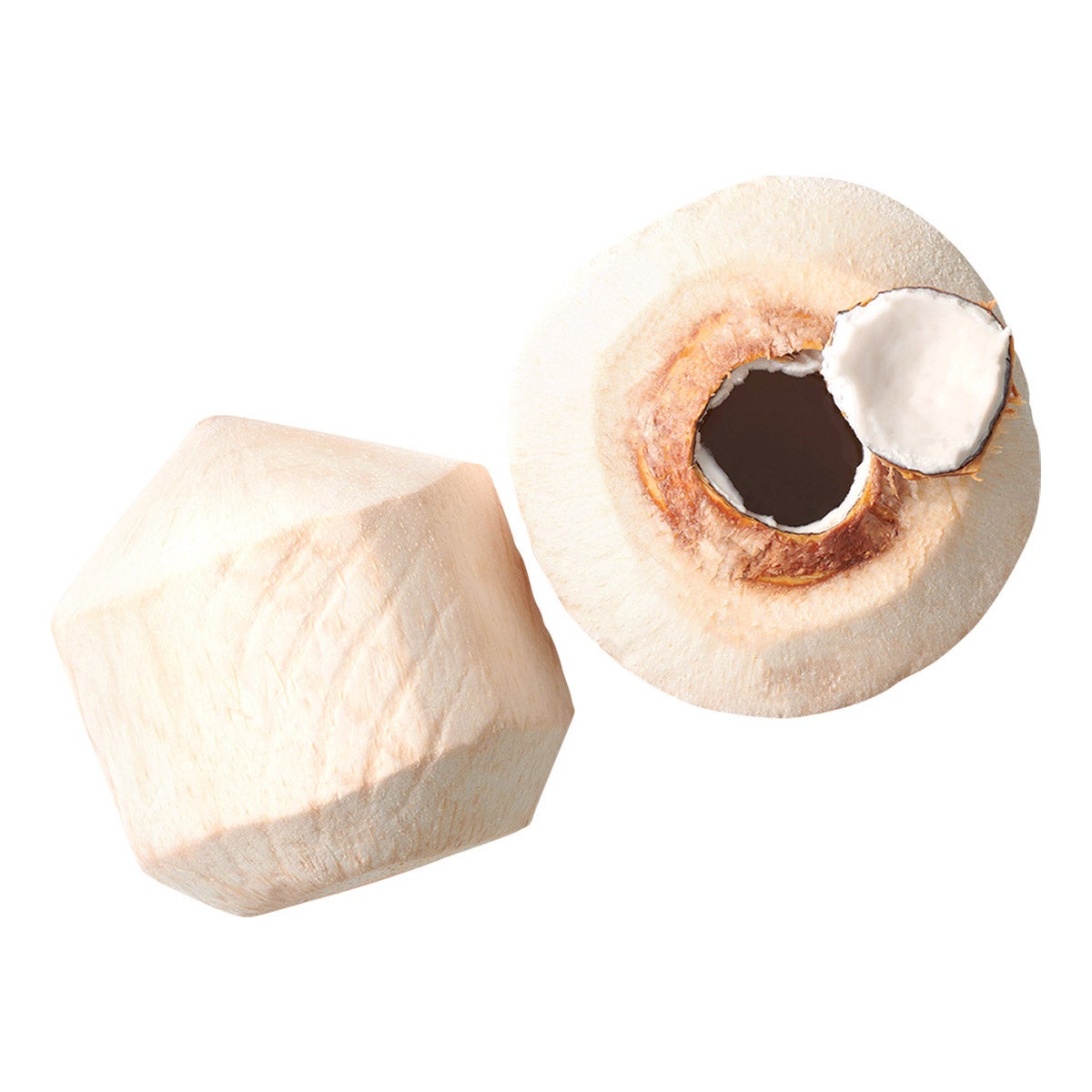 Young Coconut Easy Open with Straw, 3 Count