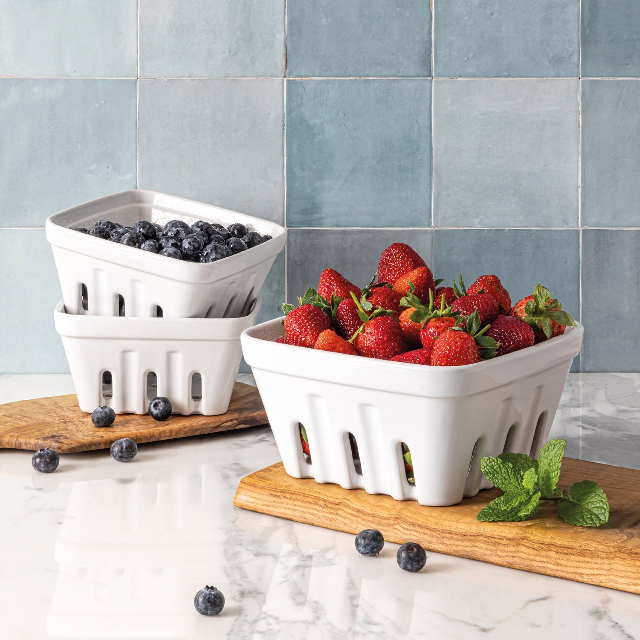 over&back 3-Piece Multipurpose Baskets - Image 1