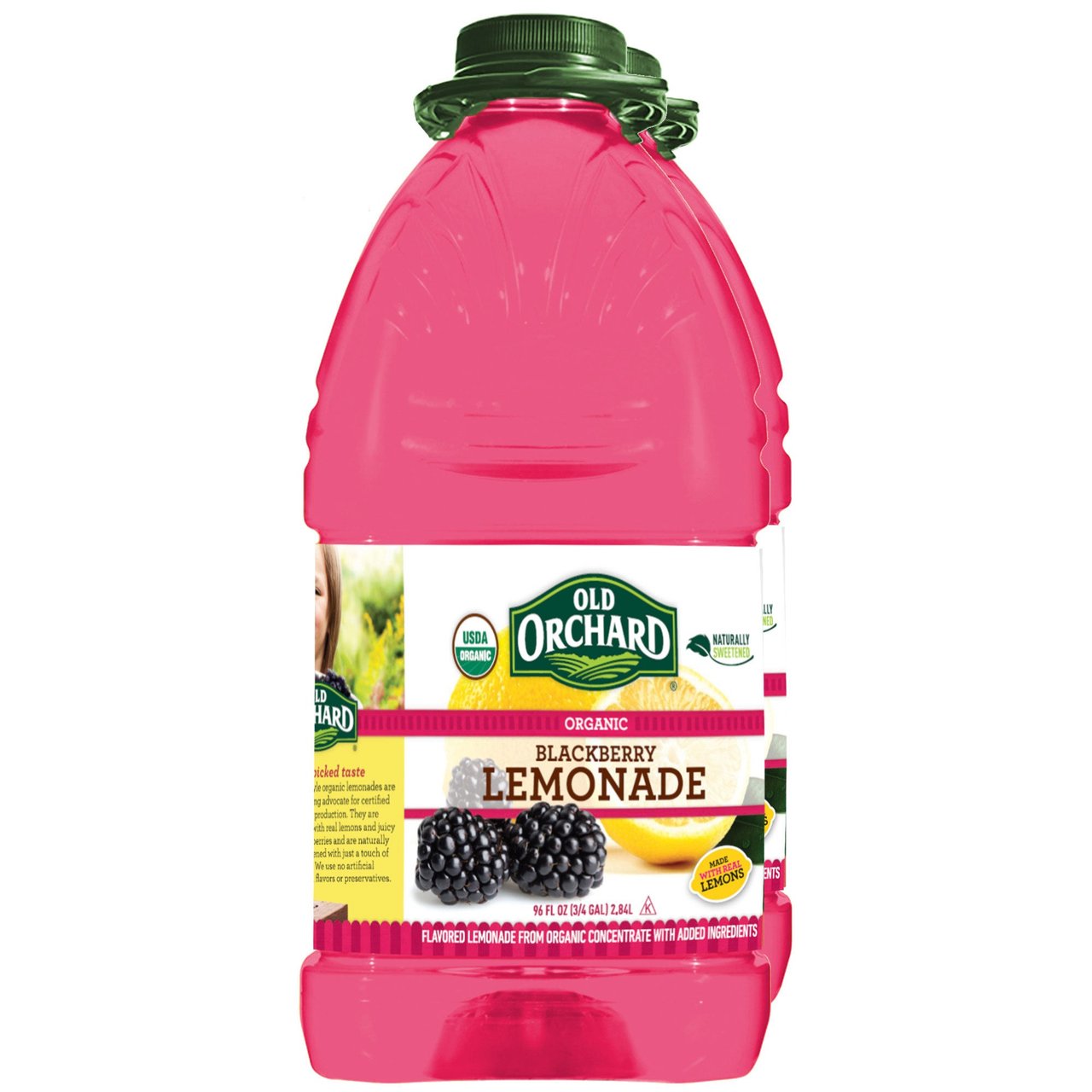 Old Orchard Organic Blackberry Lemonade, 96 oz, 2-Count