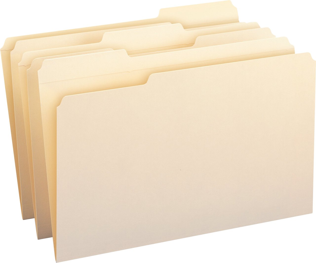 Smead Manila File Folders, 1/3-Cut Reinforced Tab, Legal Size, 100/Box