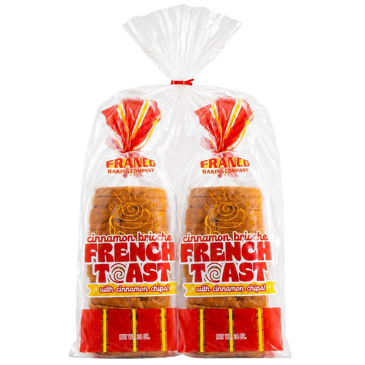 Franco Baking Company Cinnamon Brioche French Toast Bread, 2-Pack (24 oz each) - Image 1