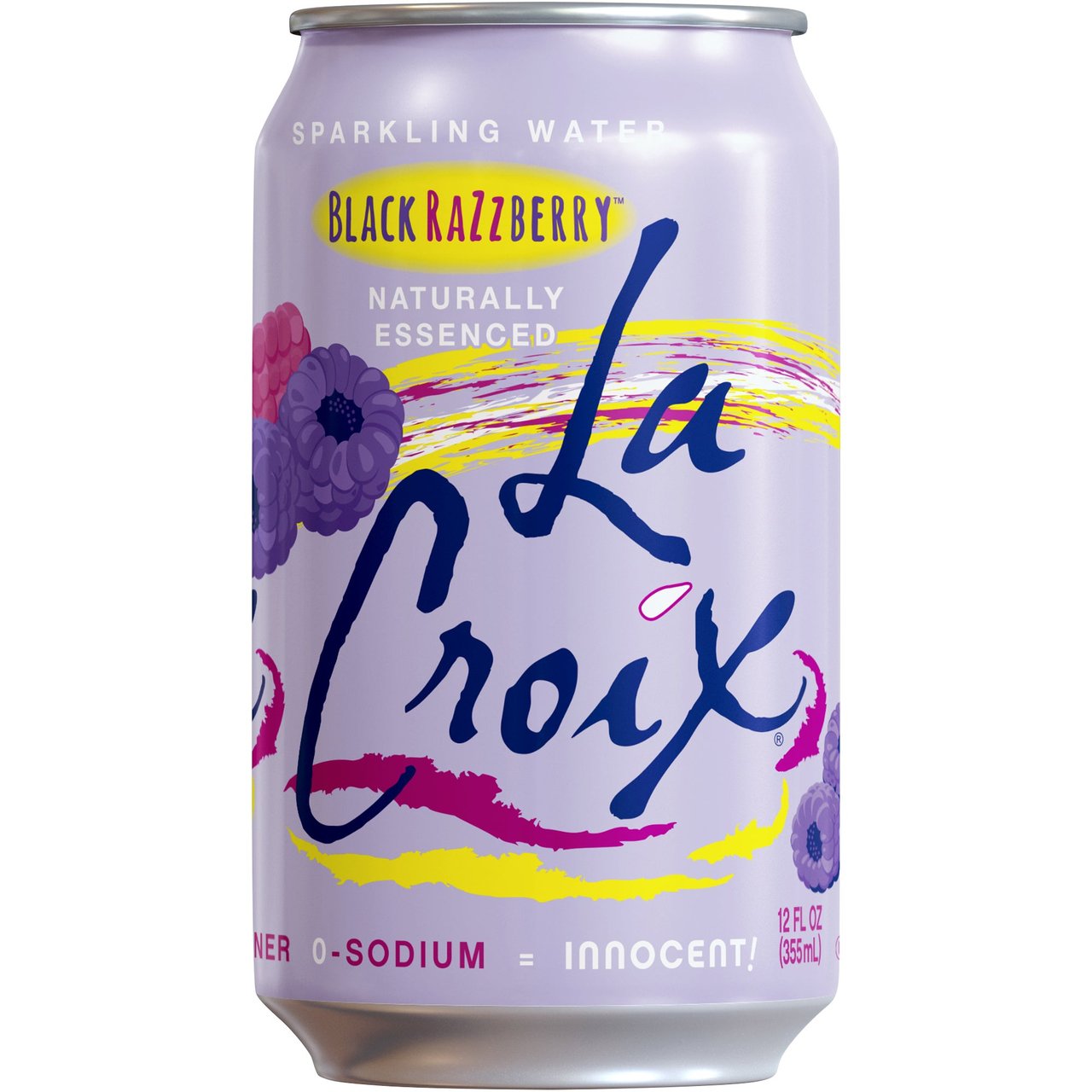 LaCroix Black Razz Berry Sparkling Water, 24-Count/12 fl oz Cans - Image 1