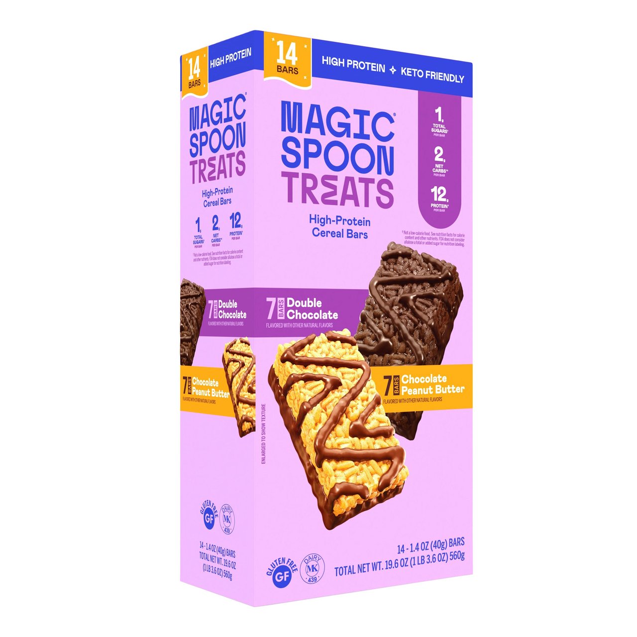 Magic Spoon Treats Cereal Bars, 14/1.4 oz (1.22 lb) - Image 1