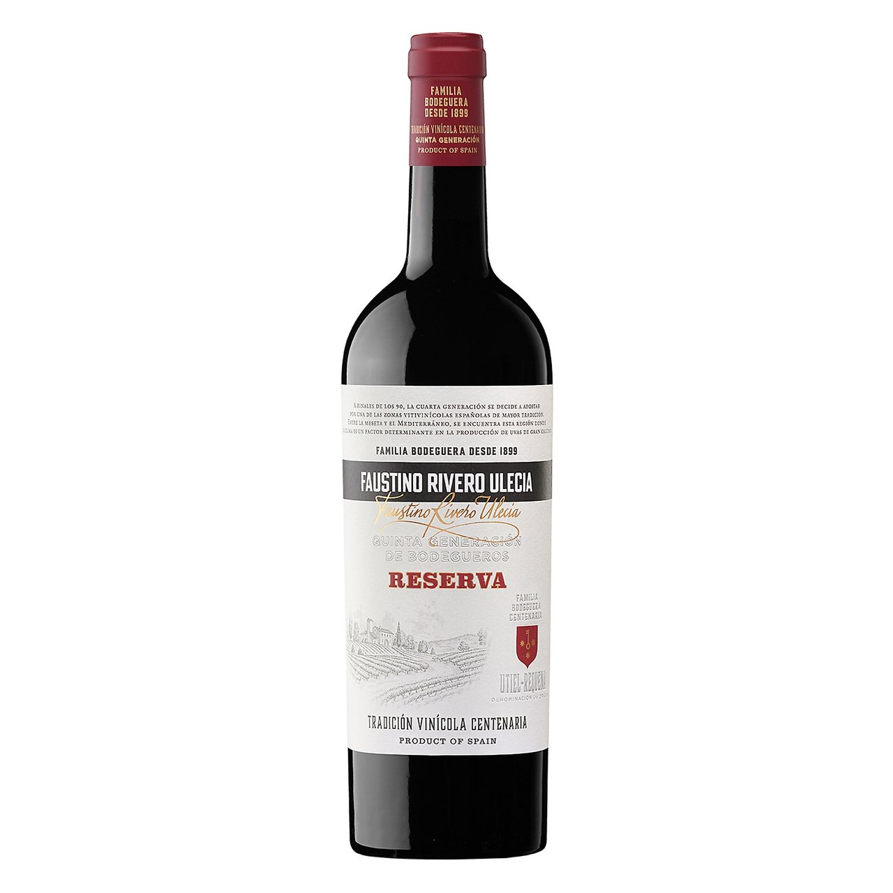 Faustino Rivero Ulecia Rioja Reserva Spain 750 ML - Image 1