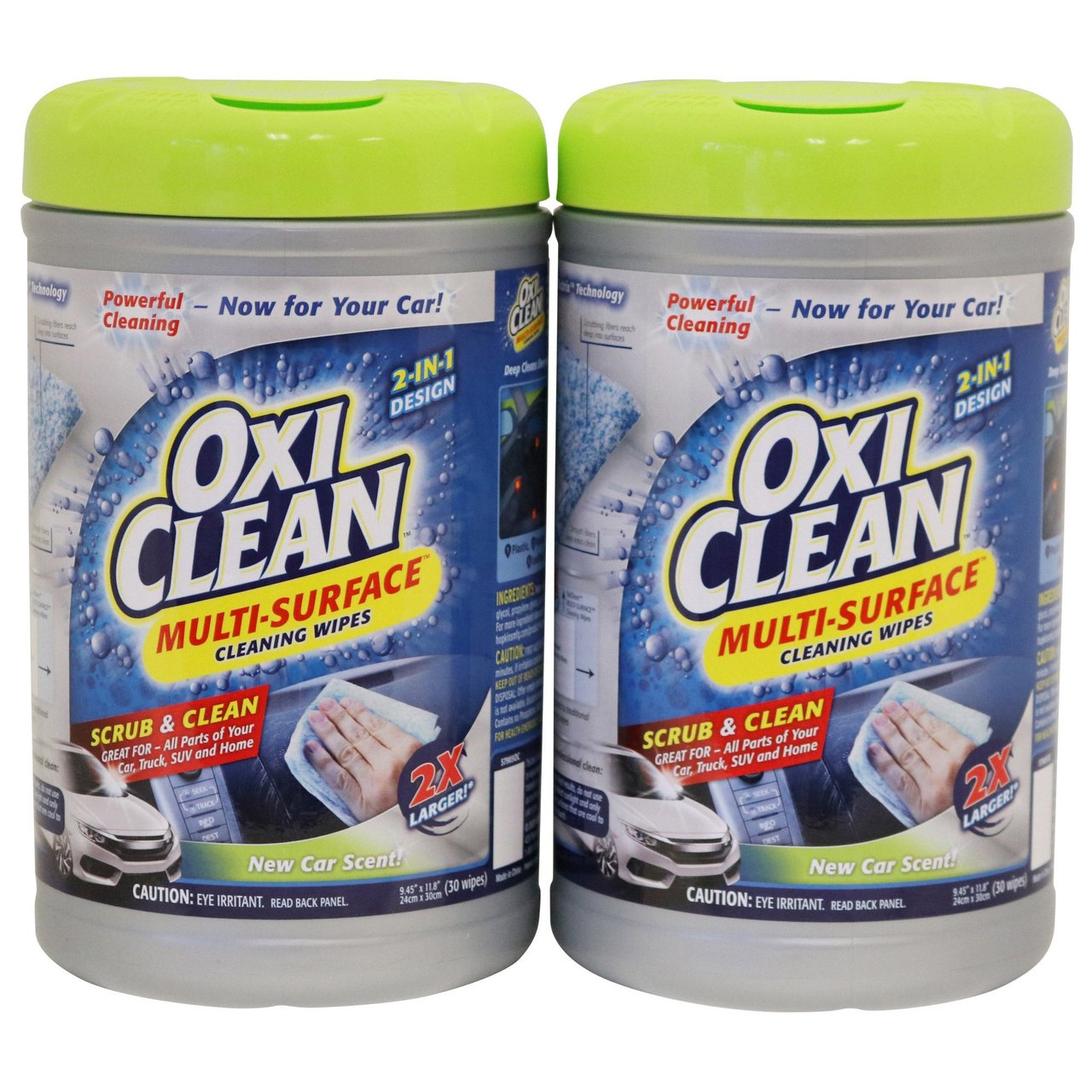 OxiClean 2-Pack 2-Sided Multi-Purpose Scrub & Clean Wipes
