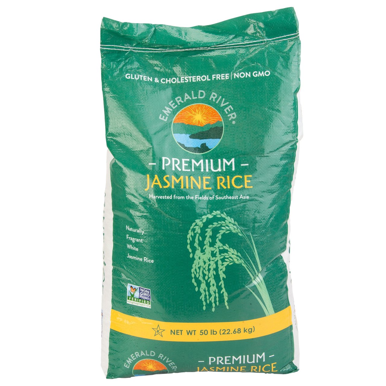Emerald River Premium Jasmine Rice, 50 lb - Image 1