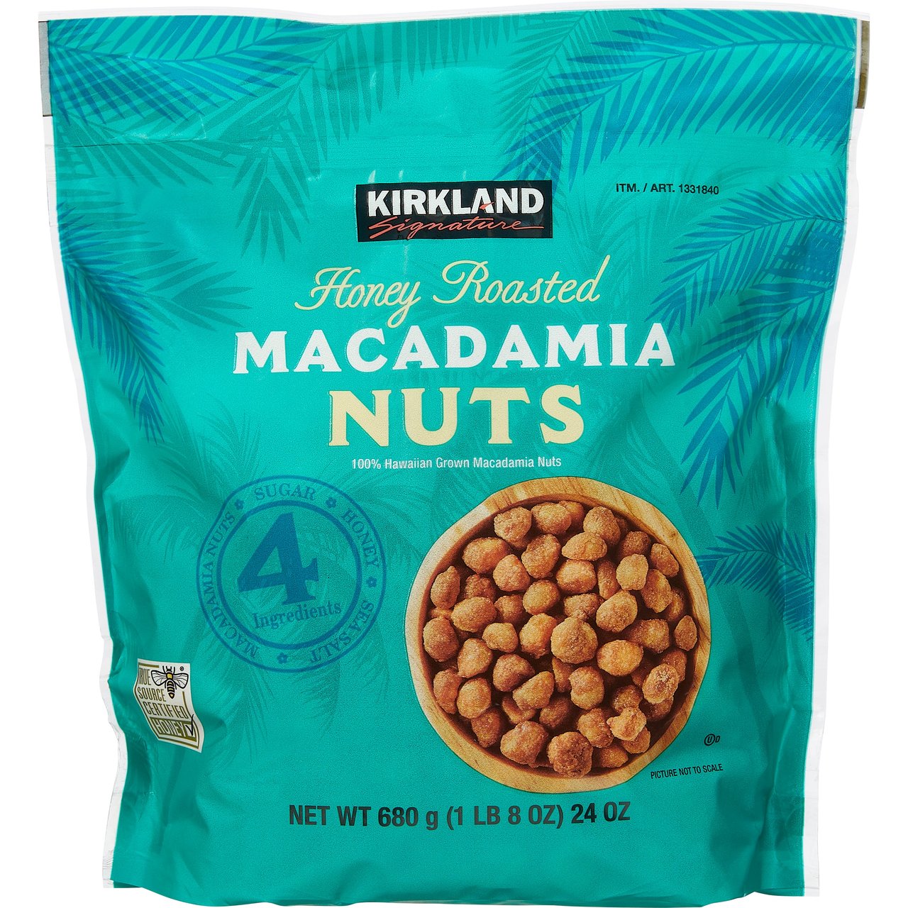 Kirkland Signature Honey Roasted Macadamia Nuts, 1.5 lbs - Image 1