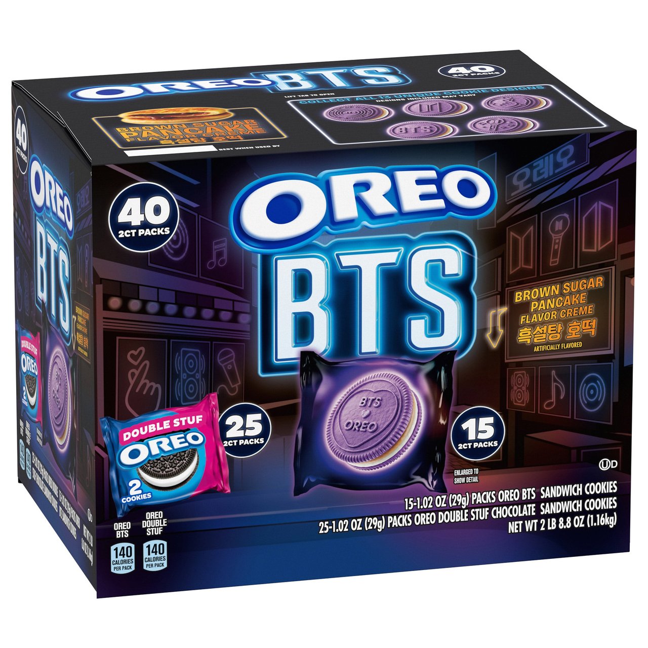 Nabisco BTS x OREO Variety Pack 40.8 oz, 40 Count - Image 1