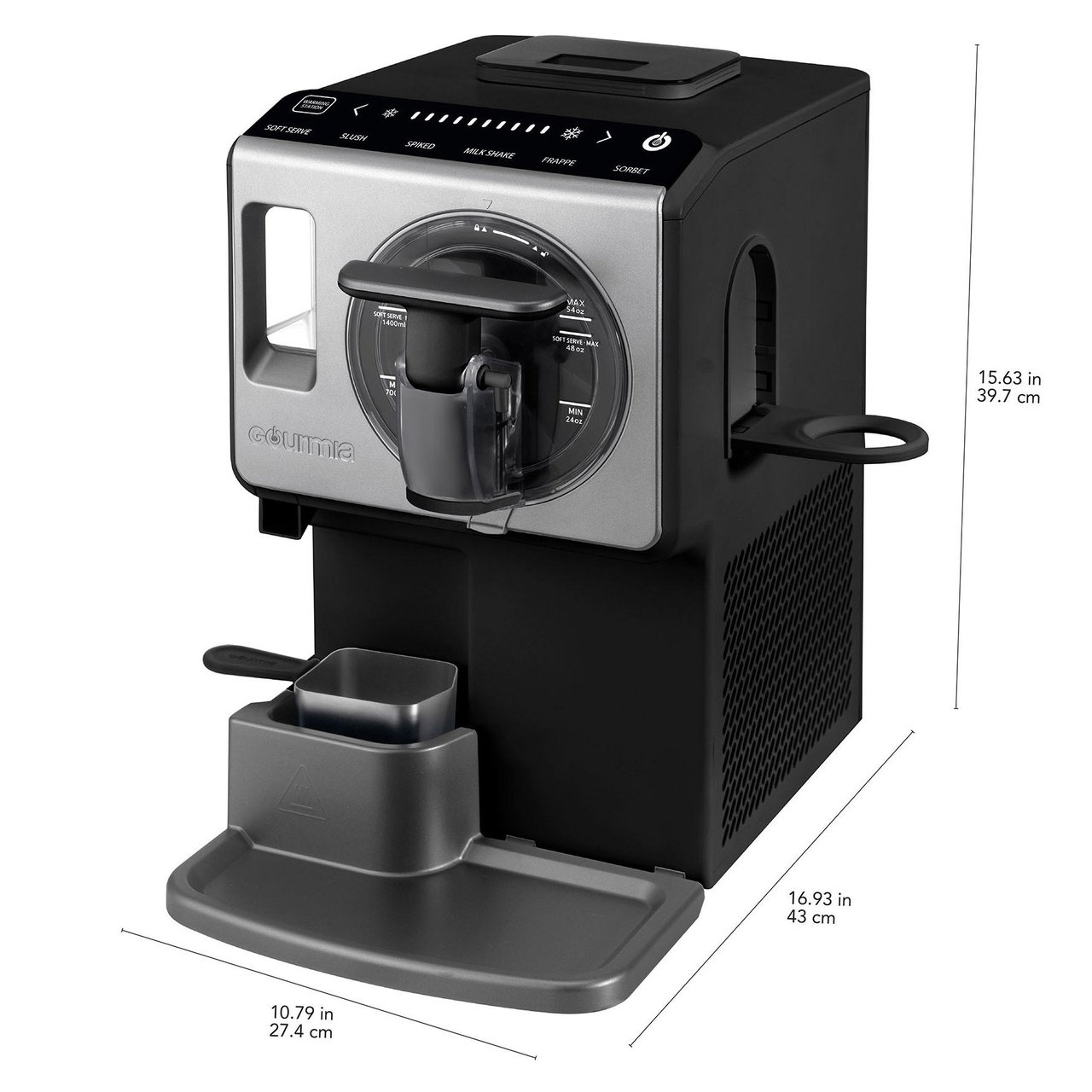 Gourmia Soft Serve Ice Cream and Frozen Drink Maker - Image 1