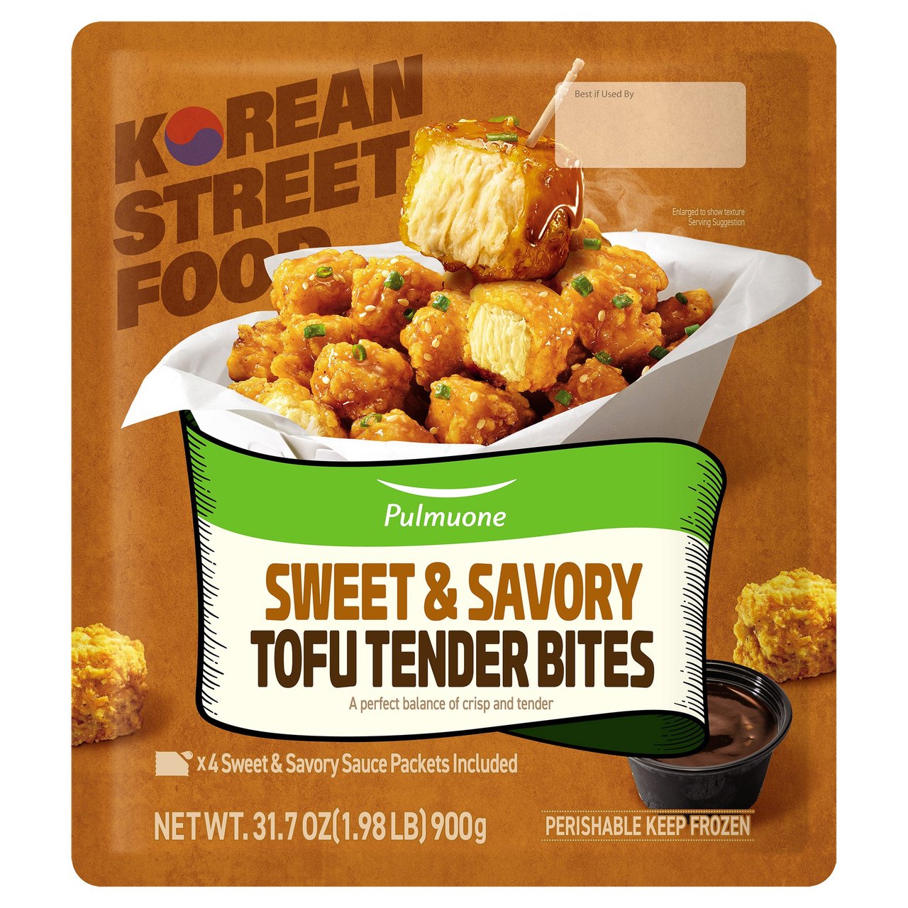Pulmuone Sweet & Savory Tofu Tender Bites, 1.98 lbs - Image 1