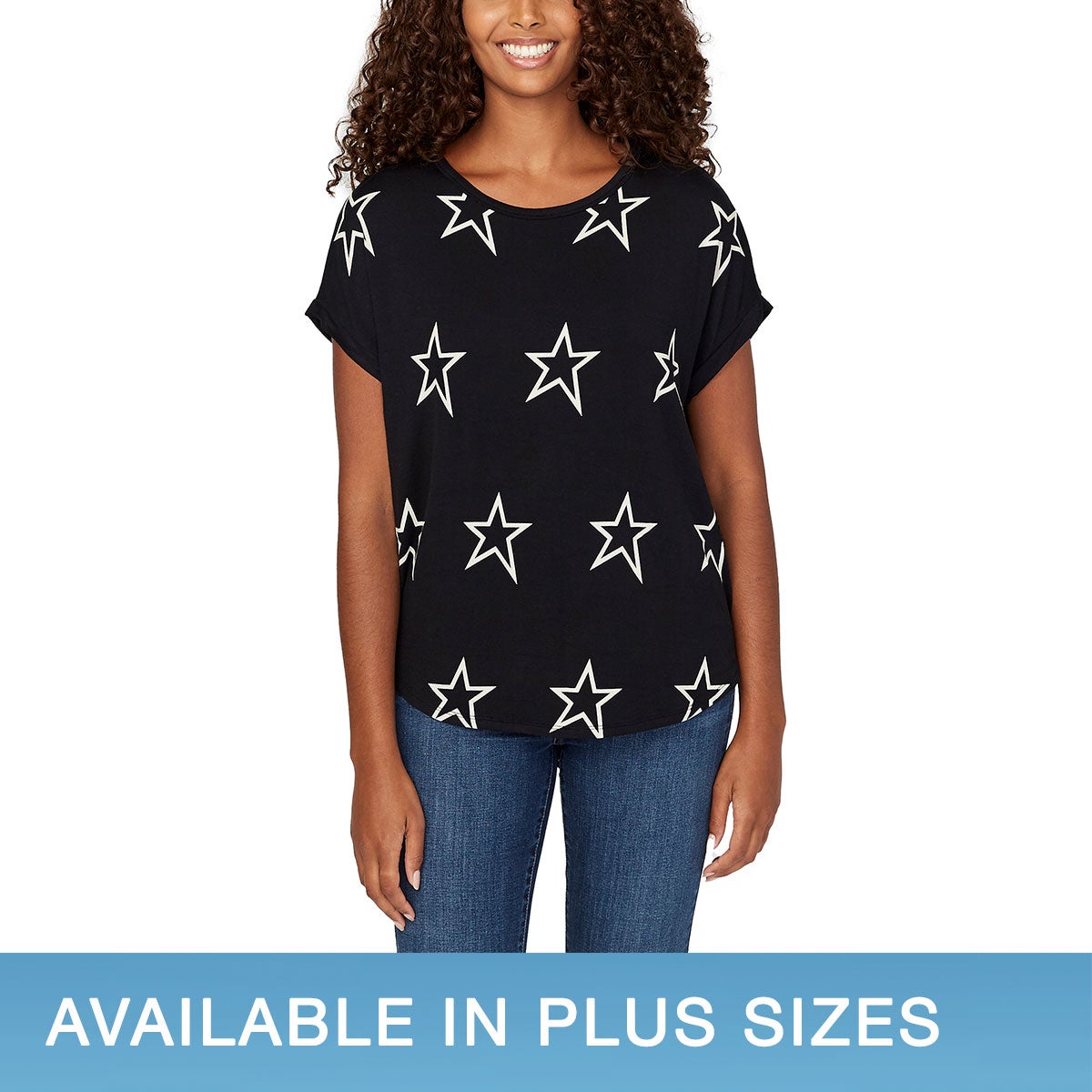 Buffalo Ladies' French Terry Crewneck Top - Image 1