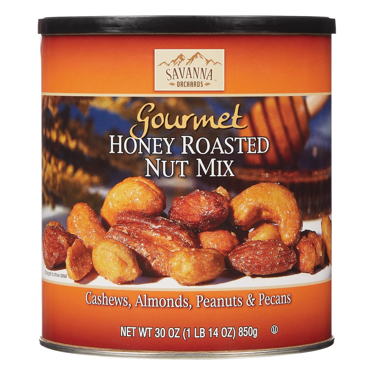 Savanna Orchards Gourmet Honey Roasted Nut Mix 30 oz / 1.87lb - Image 1