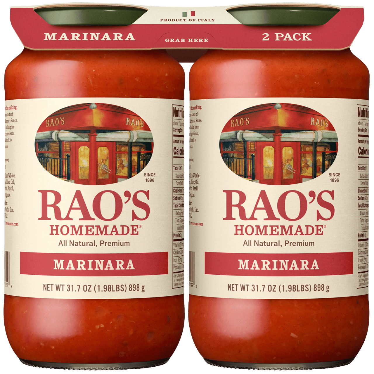 Rao's Marinara Sauce, 2 x 31.7 oz - Image 1