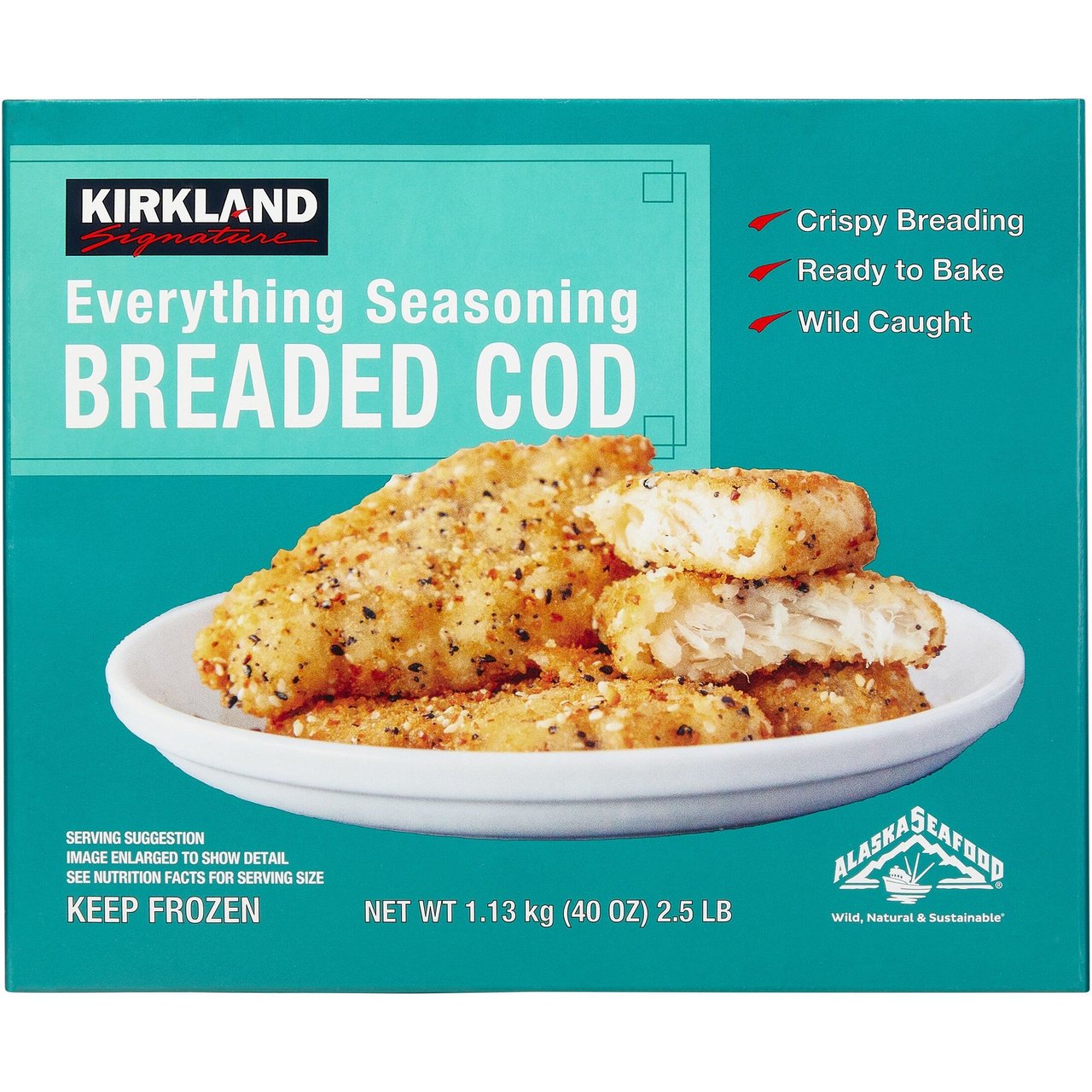 Kirkland Signature Everything Crusted Cod, 2.5 lbs - Image 1