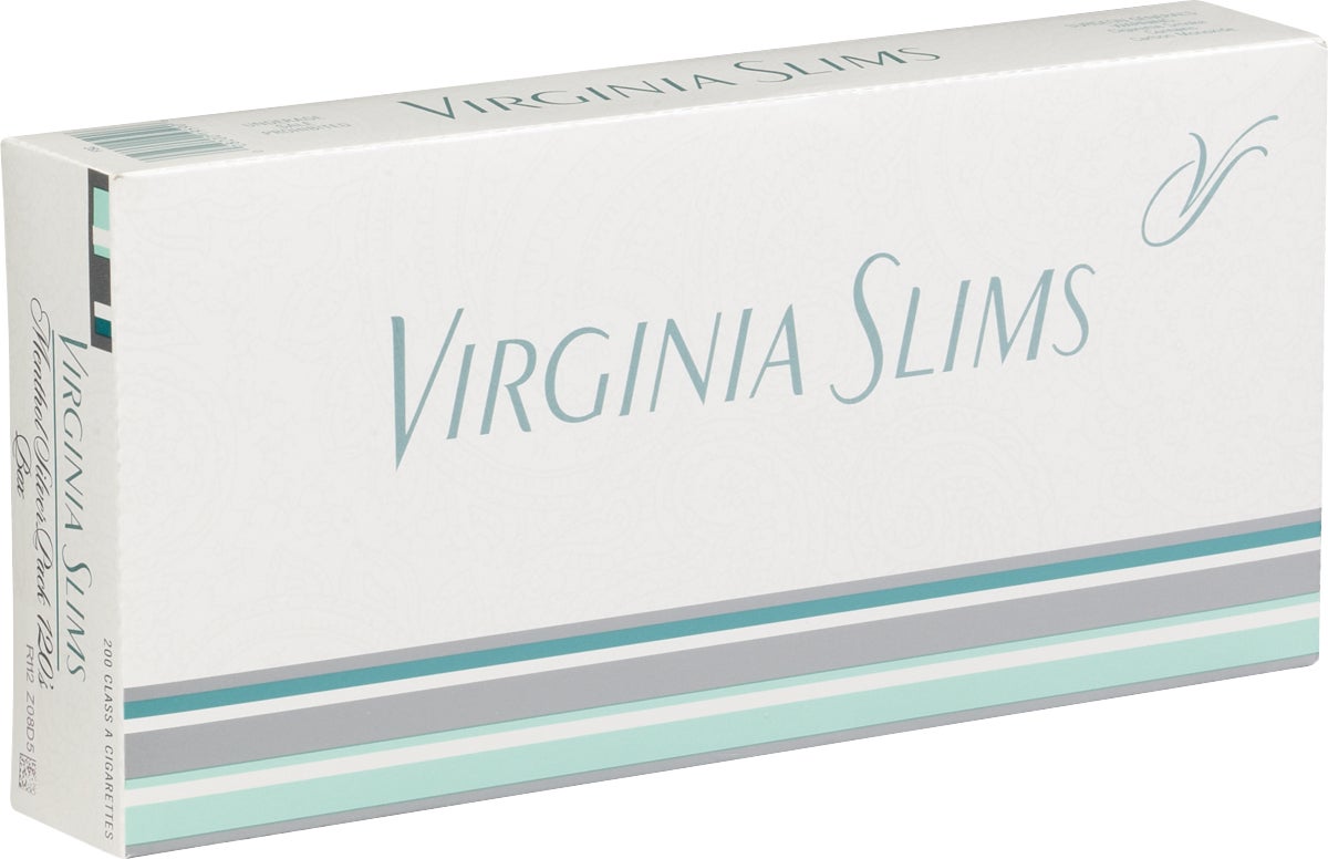 Virginia Slims Menthol Silver 120's Box