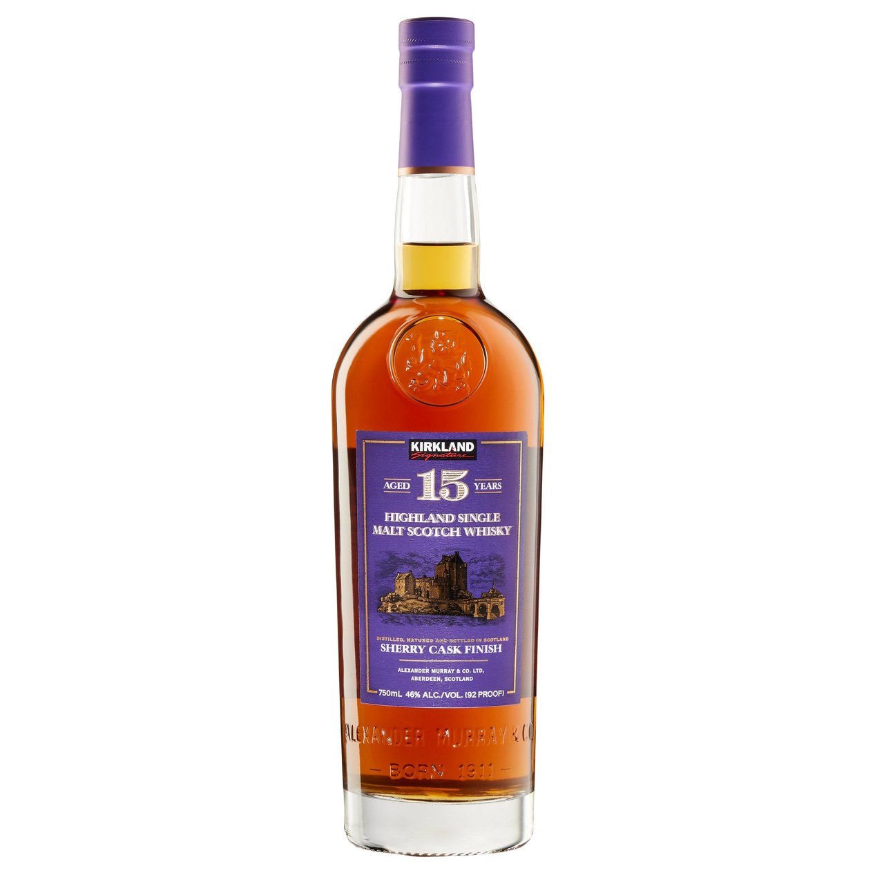 Kirkland Signature 15 Year Highland Single Malt Scotch Whisky, Scotland, 750ML - Image 1