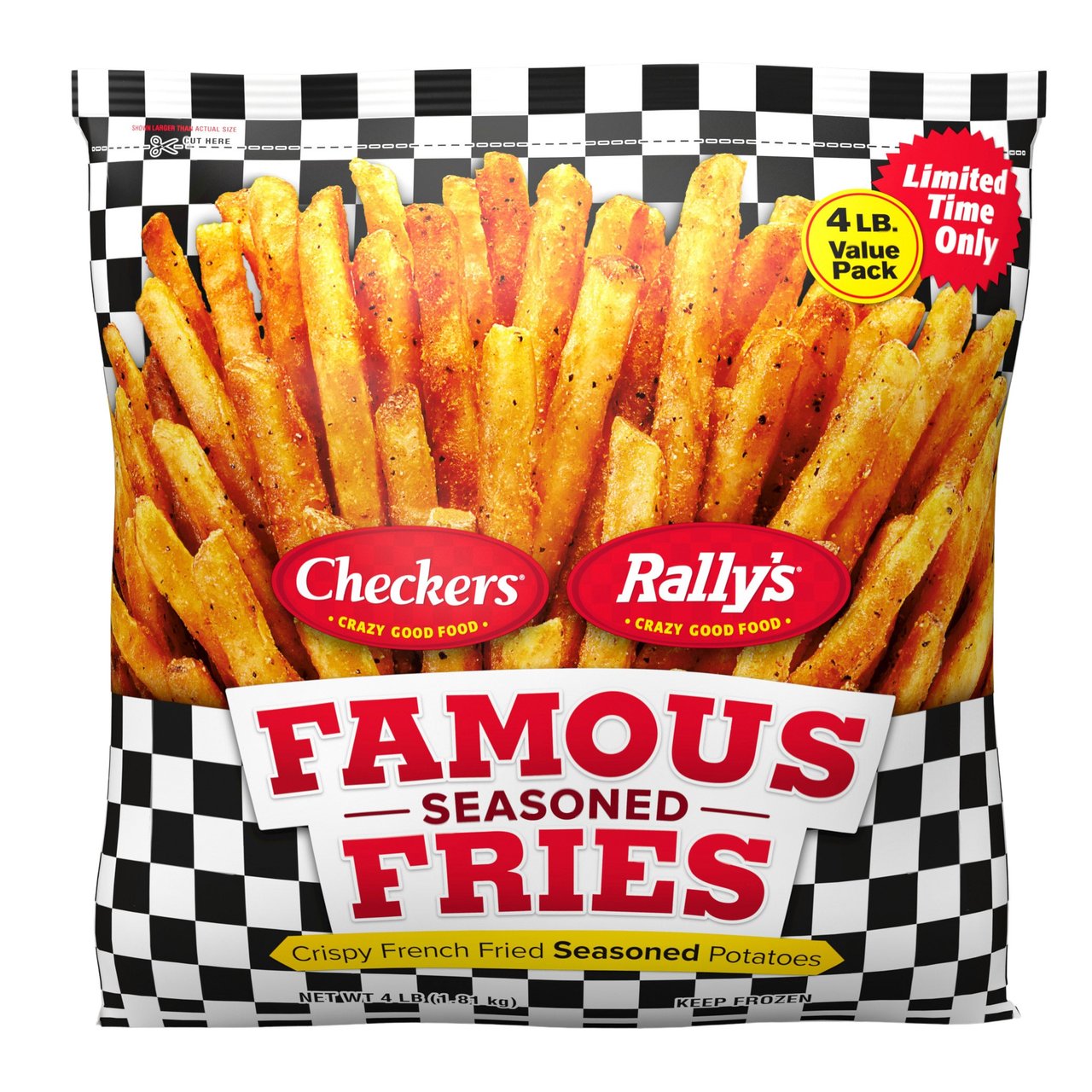 Checkers Famous Seasoned Fries 4 lbs - Image 1