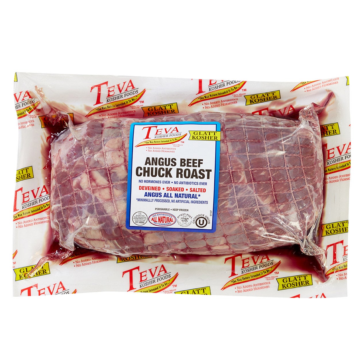 Teva Glatt Kosher Angus Beef Chuck Roast, Price Per Pound
