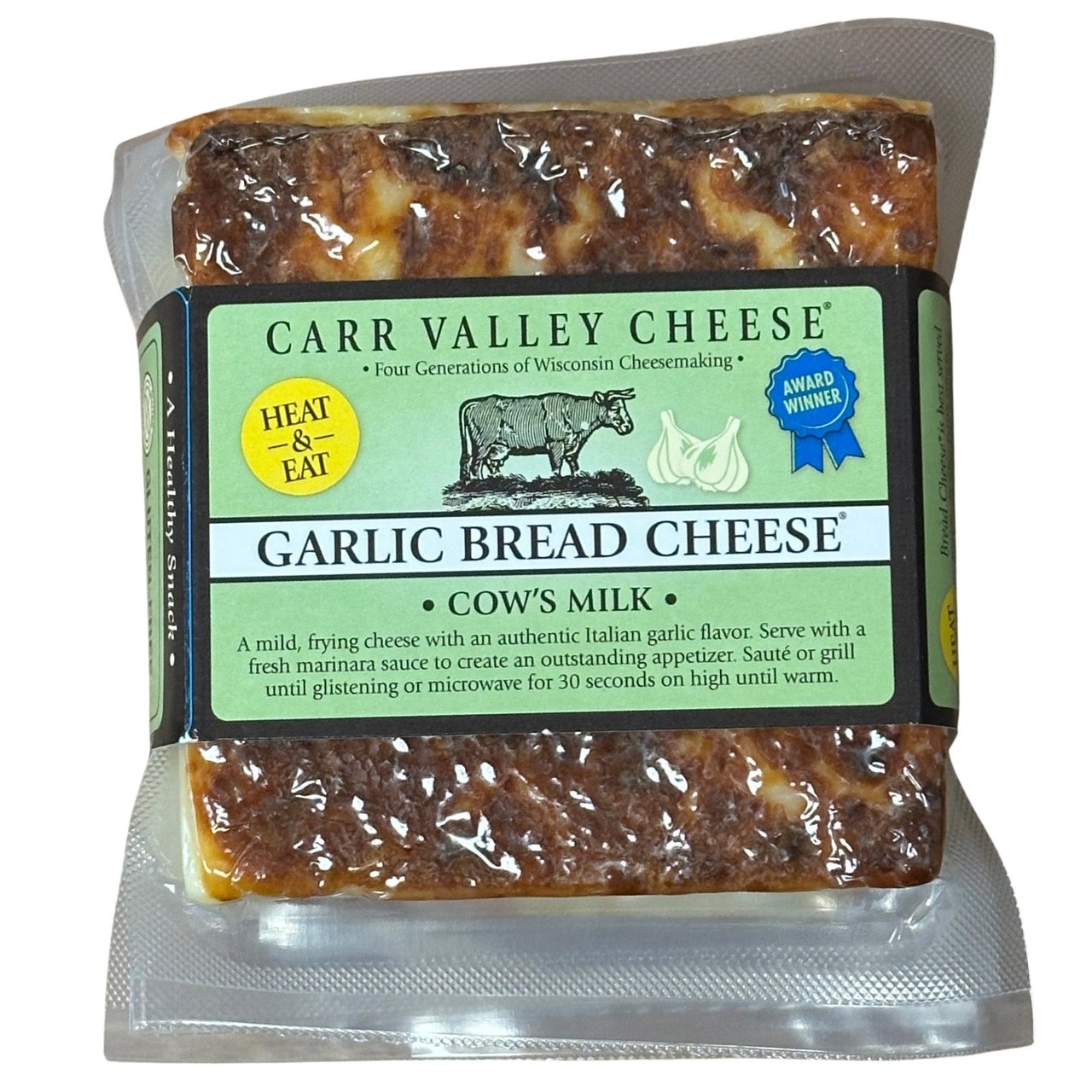 Carr Valley Cheese Garlic Bread Cheese, 3-Pack (6 oz each) - Image 1