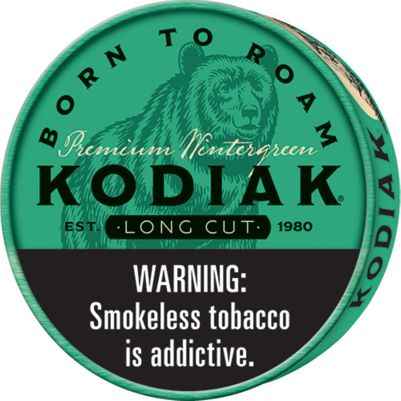 Kodiak Wintergreen Moist Snuff 5-Pack (1.2 oz each) (#37714)